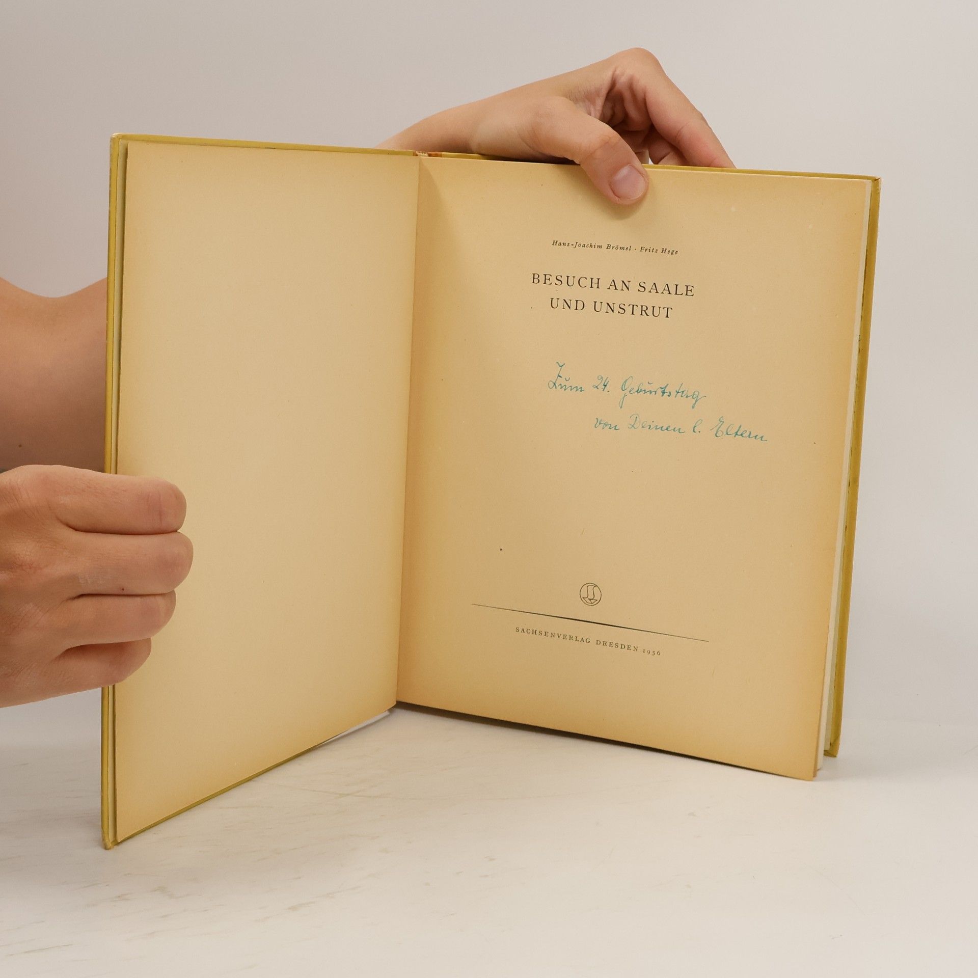 Hans Joachim Broemel Besuch an Saale und Unstrut