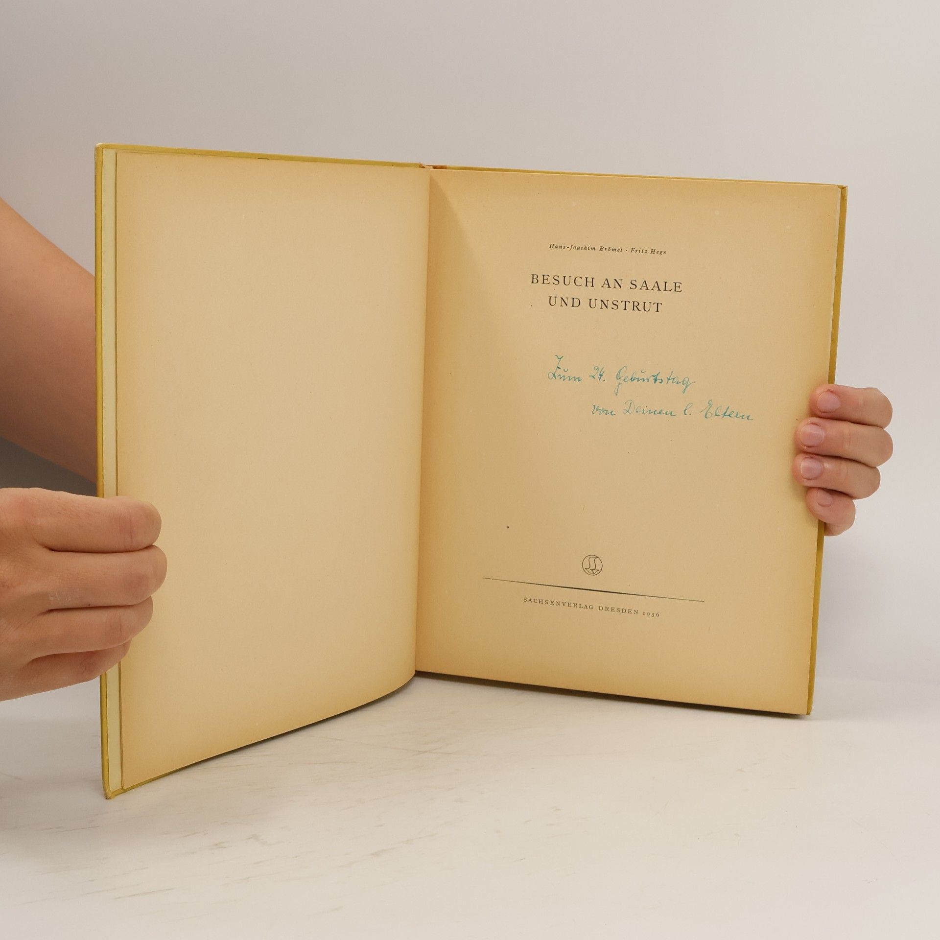 Hans Joachim Broemel Besuch an Saale und Unstrut