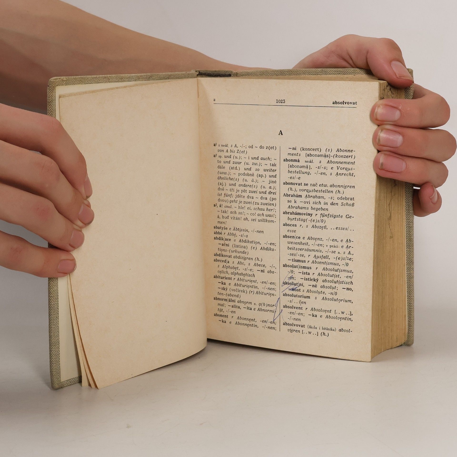 Autorenkollektiv Německo-český a česko-německý slovník. Část Česko-německá