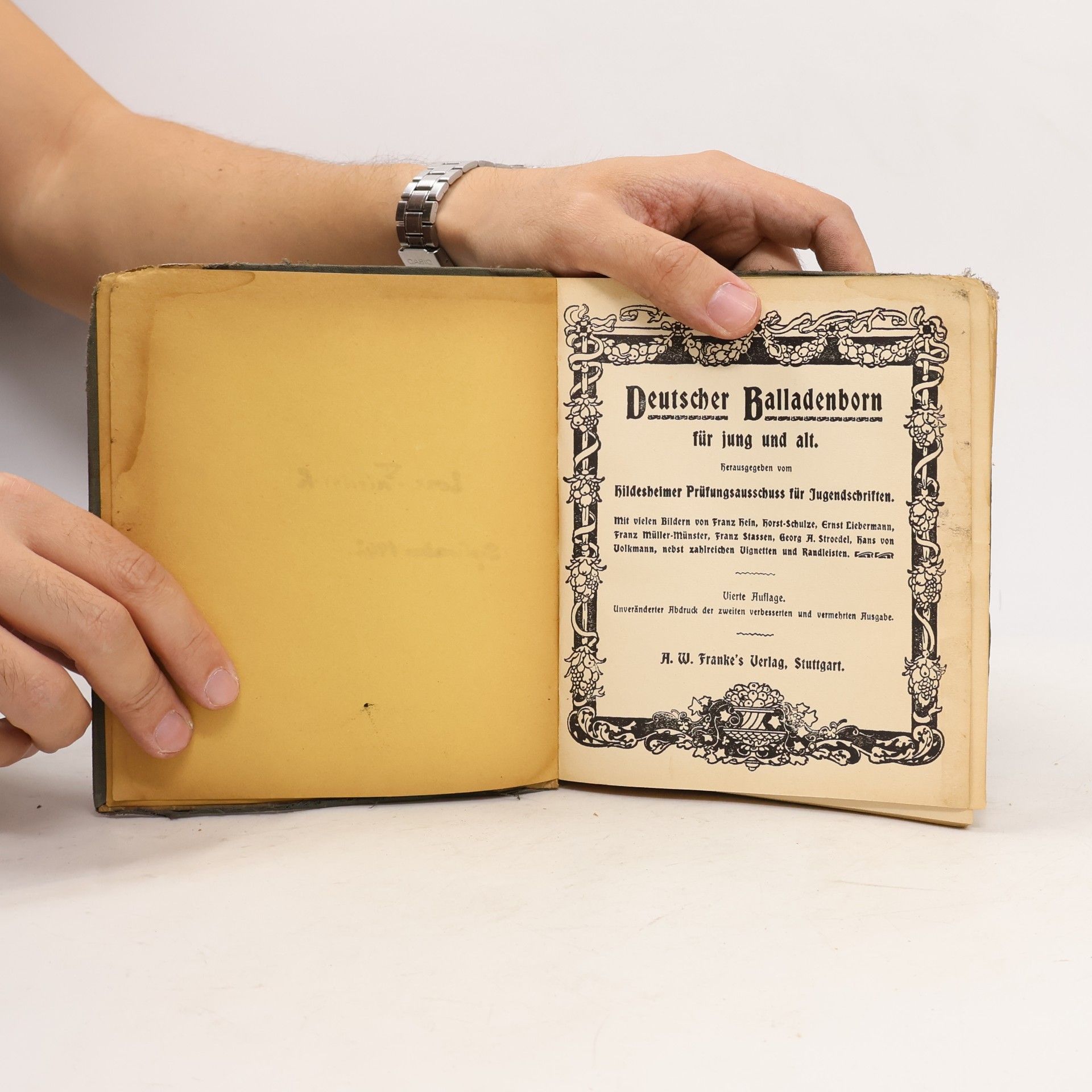 Franz Hein Deutscher Balladenborn für jung und alt