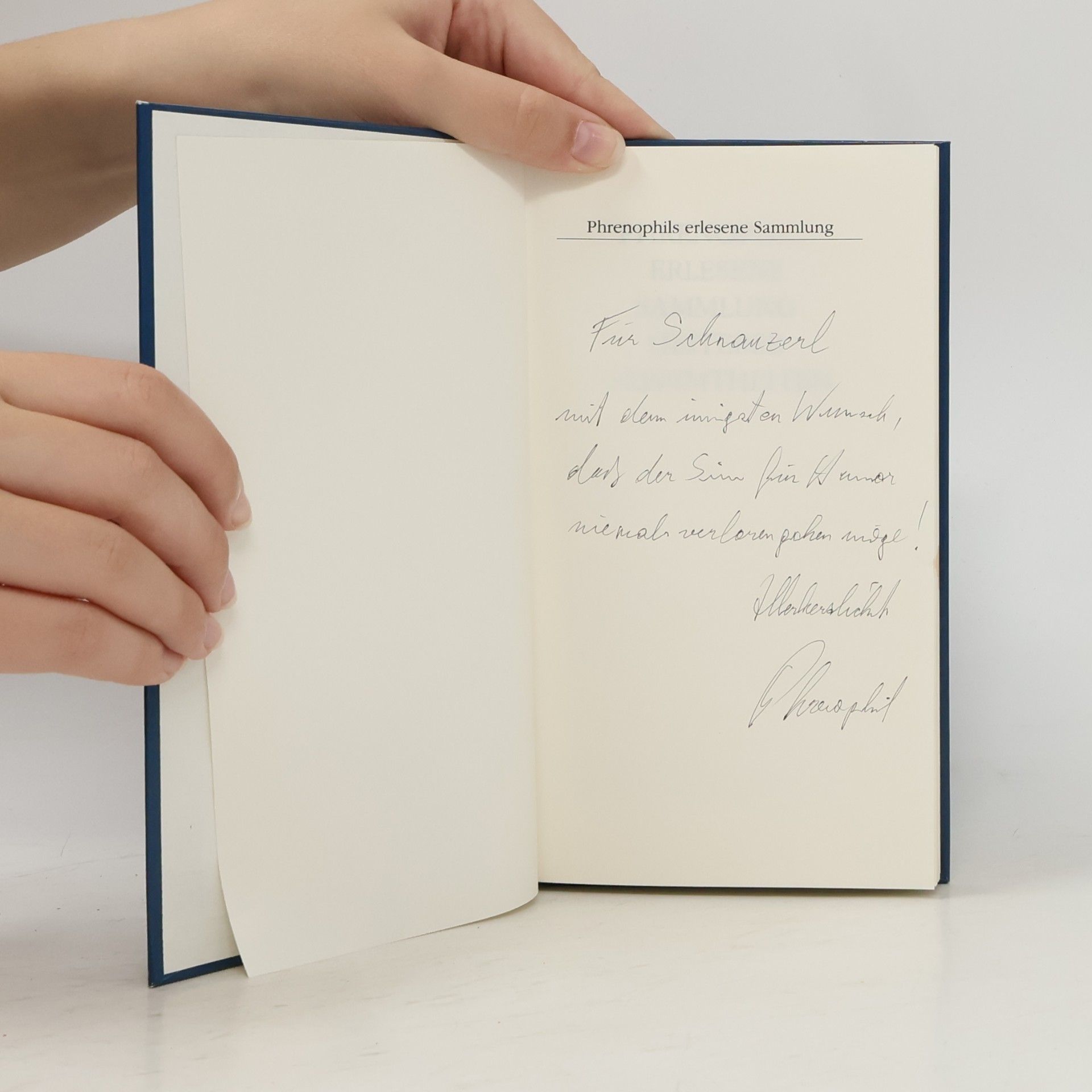 Peter Weiss Phrenophils erlesene Sammlung heiterer Gereimtheiten