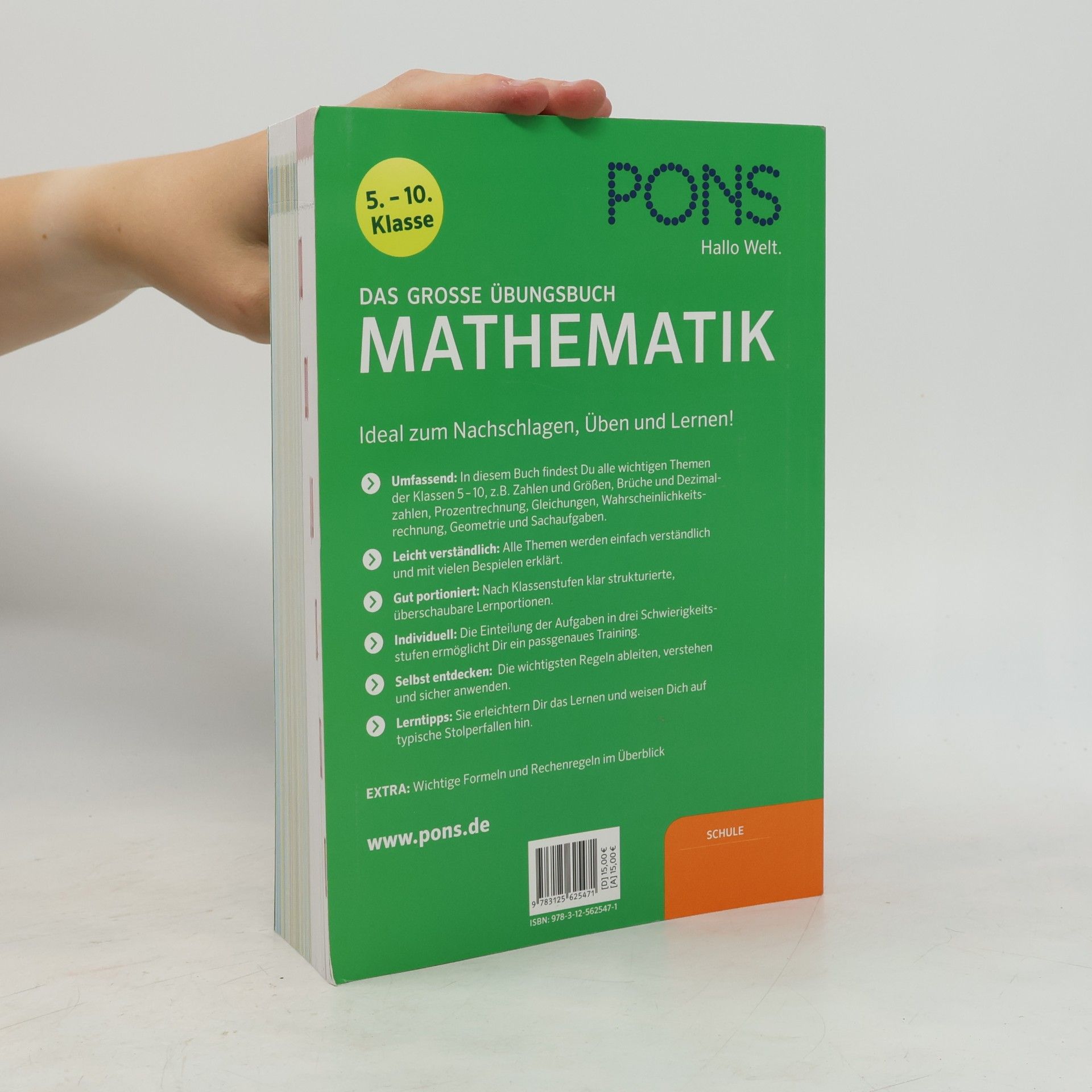 Michael Franz PONS Das große Übungsbuch Mathematik 5.-10. Klasse