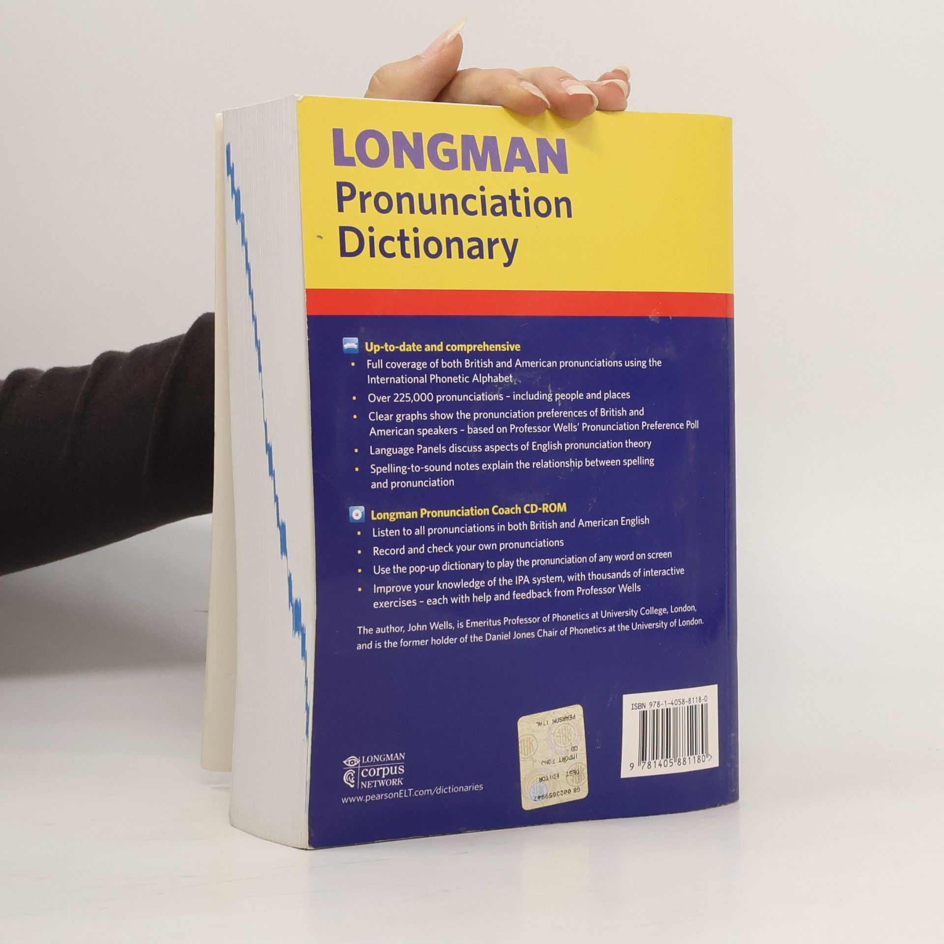 John Christopher Wells Longman Pronunciation Dictionary