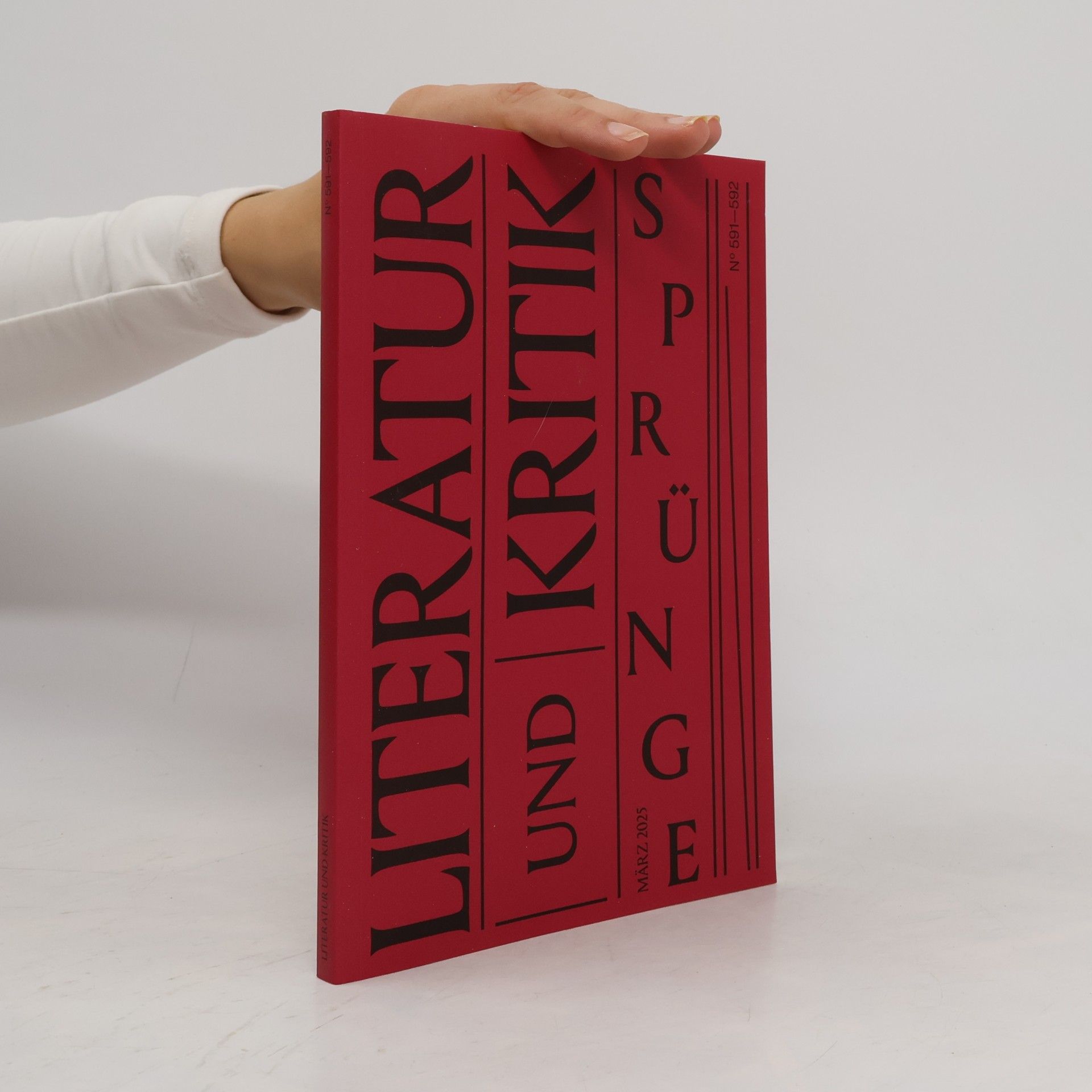 Autorenkollektiv Literatur und Kritik 591-592. Sprünge
