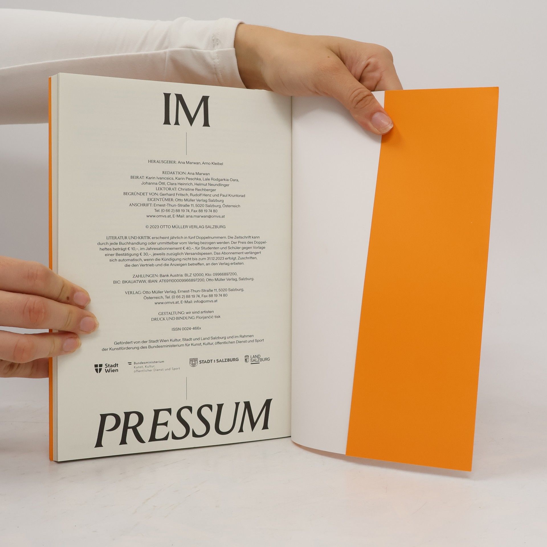Autorenkollektiv Literatur und Kritik 575-576. Berührungen