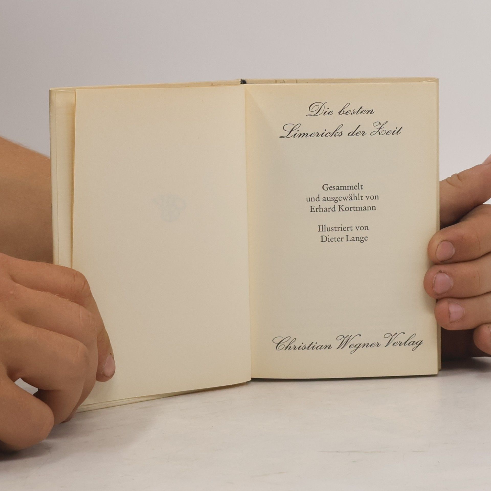 Erhard Kortmann Die besten Limericks der Zeit