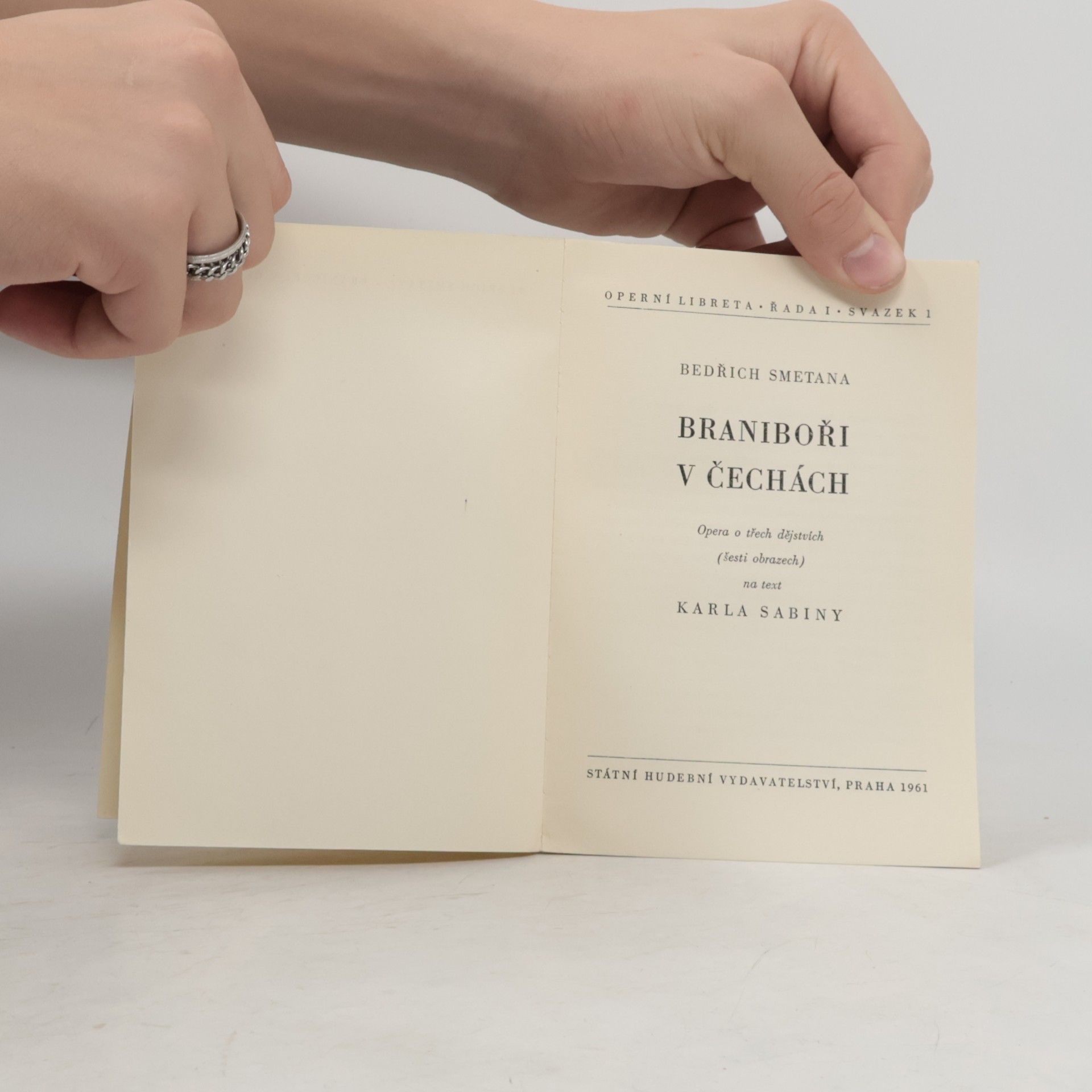 Bedřich Smetana Operní libreta I-1