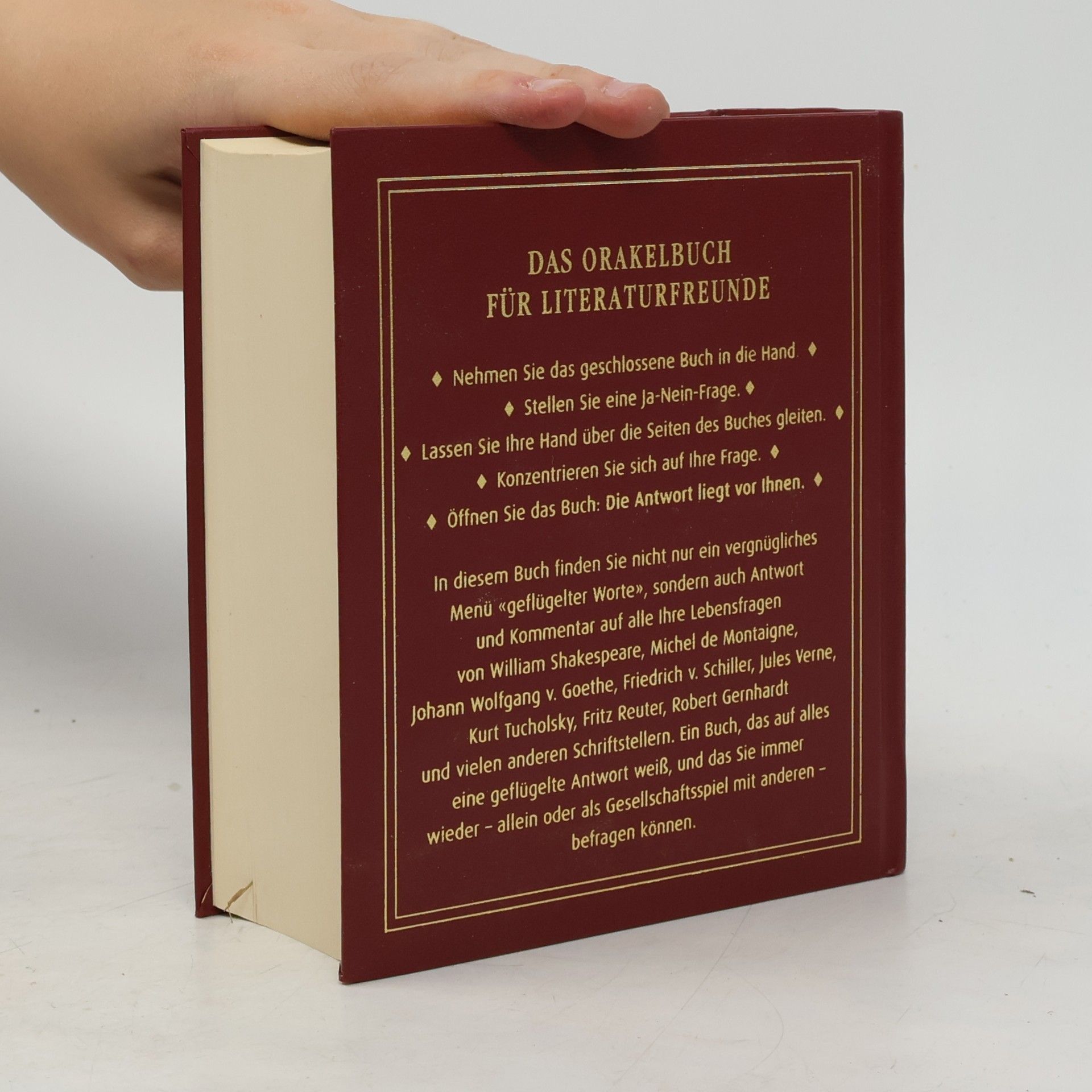 Carol Bolt Das Buch der geflügelten Antworten