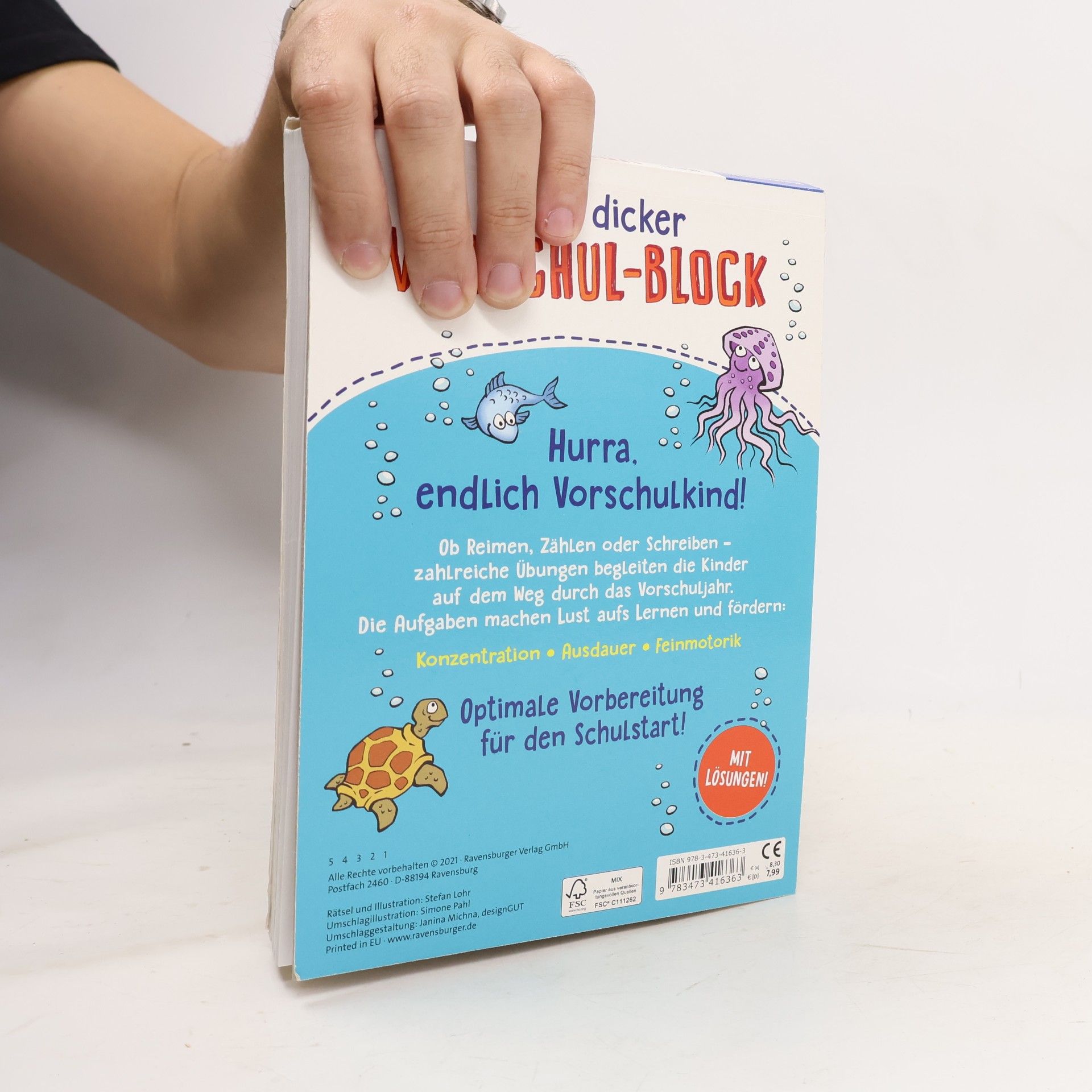 Stefan Lohr Mein dicker Vorschul-Block