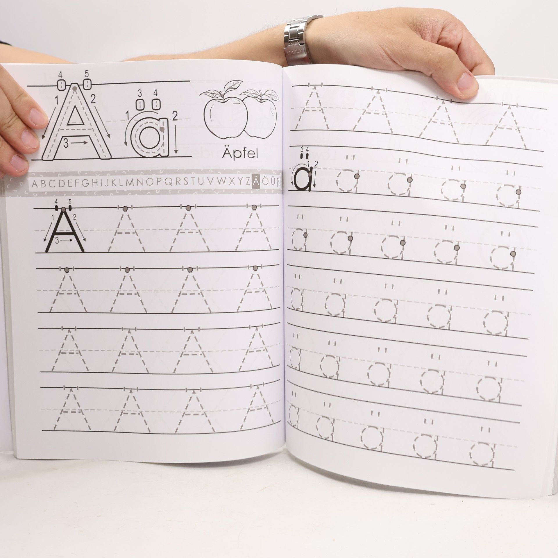 Kim Malbücher ABC - Buchstaben und Zahlen Schreiben Lernen