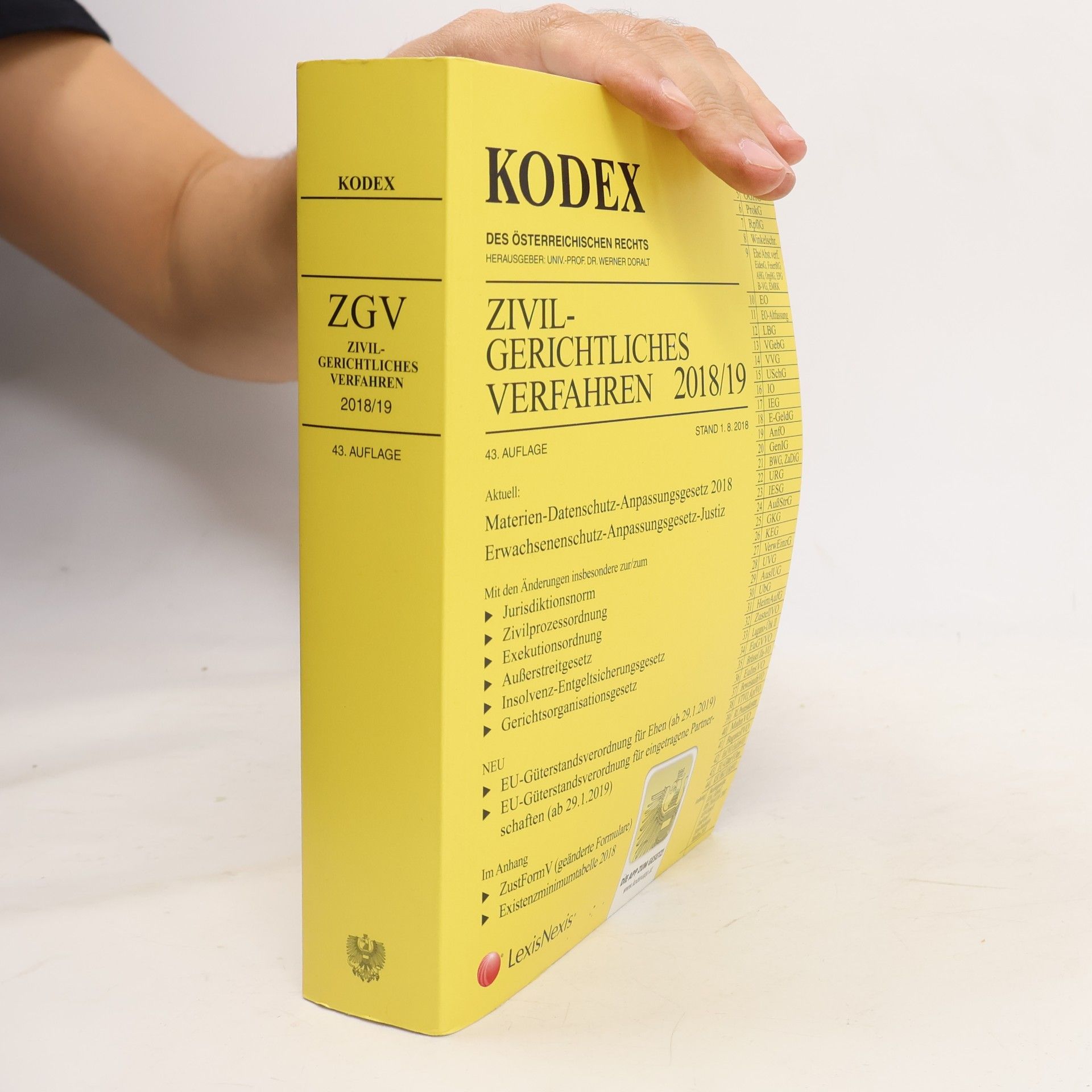 KODEX Zivilgerichtliches Verfahren 2018/19