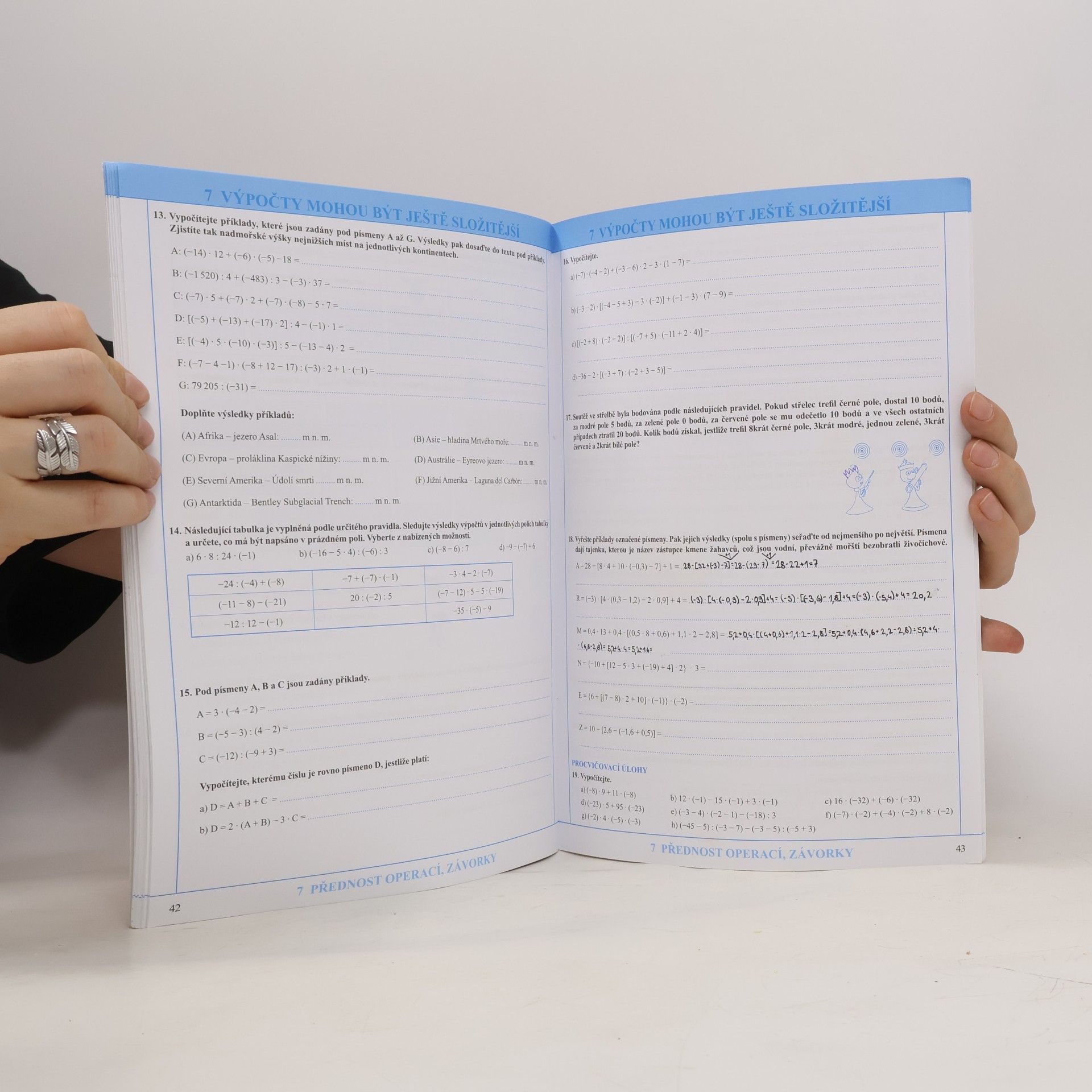 Michaela Jedličková Matematika. Kladná a záporná čísla. Pracovní sešit