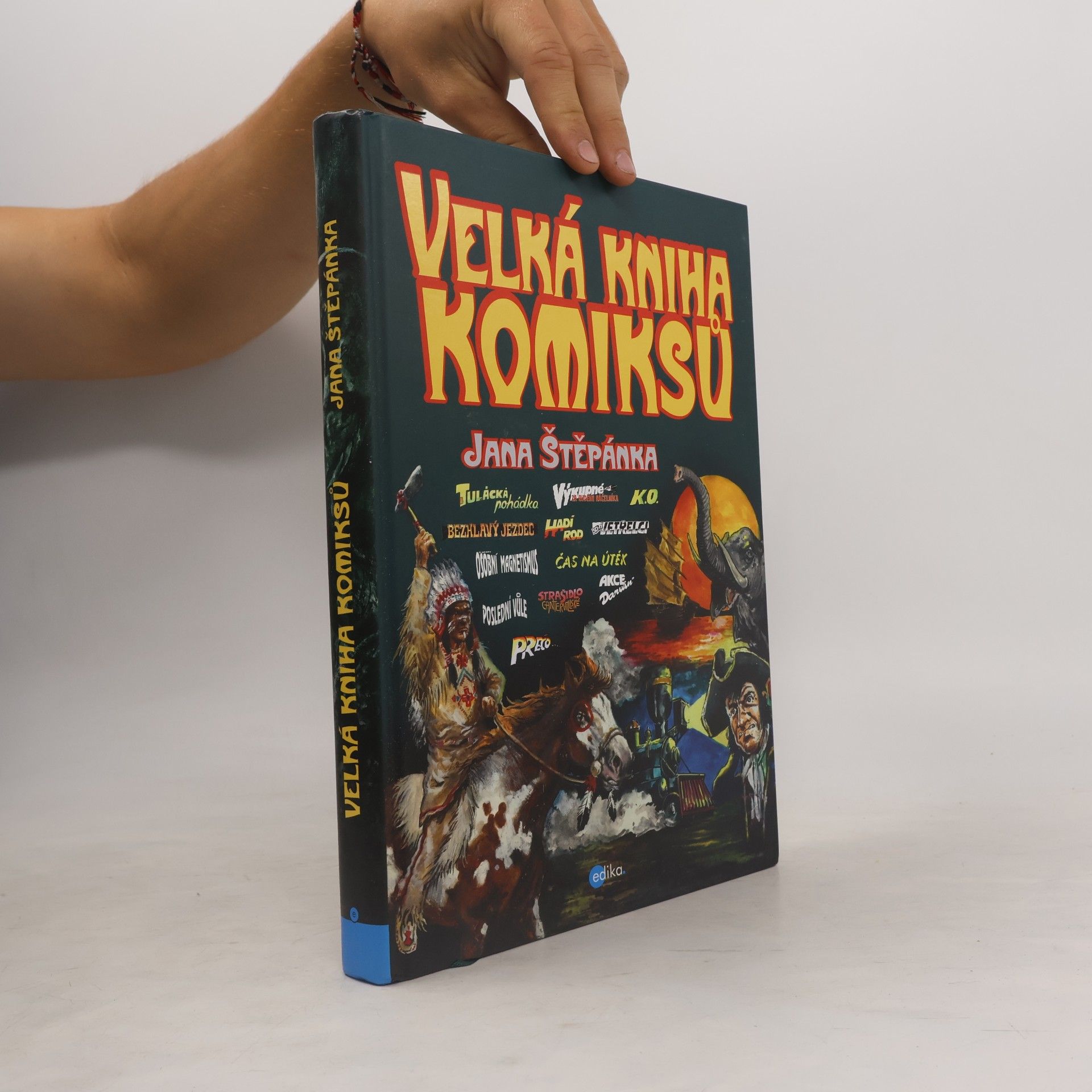 Jan Štěpánek Velká kniha komiksů Jana Štěpánka