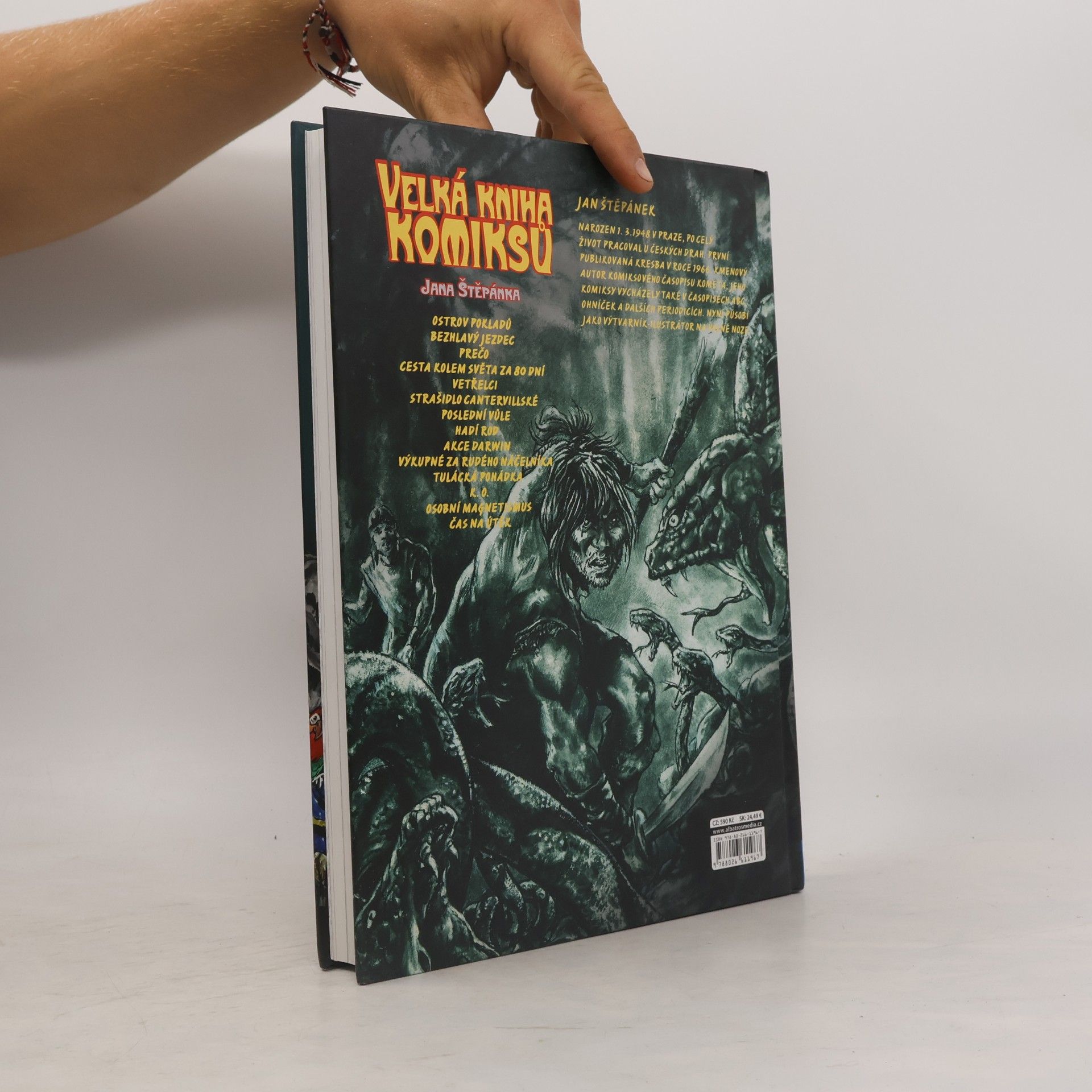 Jan Štěpánek Velká kniha komiksů Jana Štěpánka