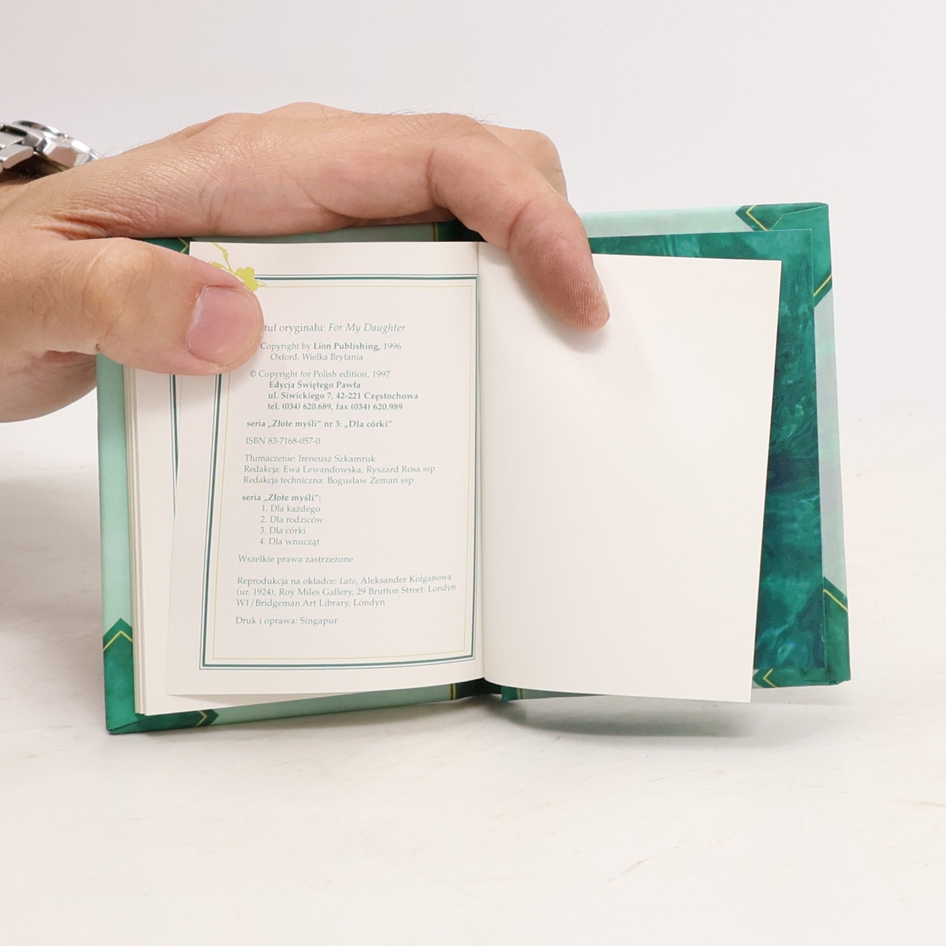 Various authors Złote myśli dla córki