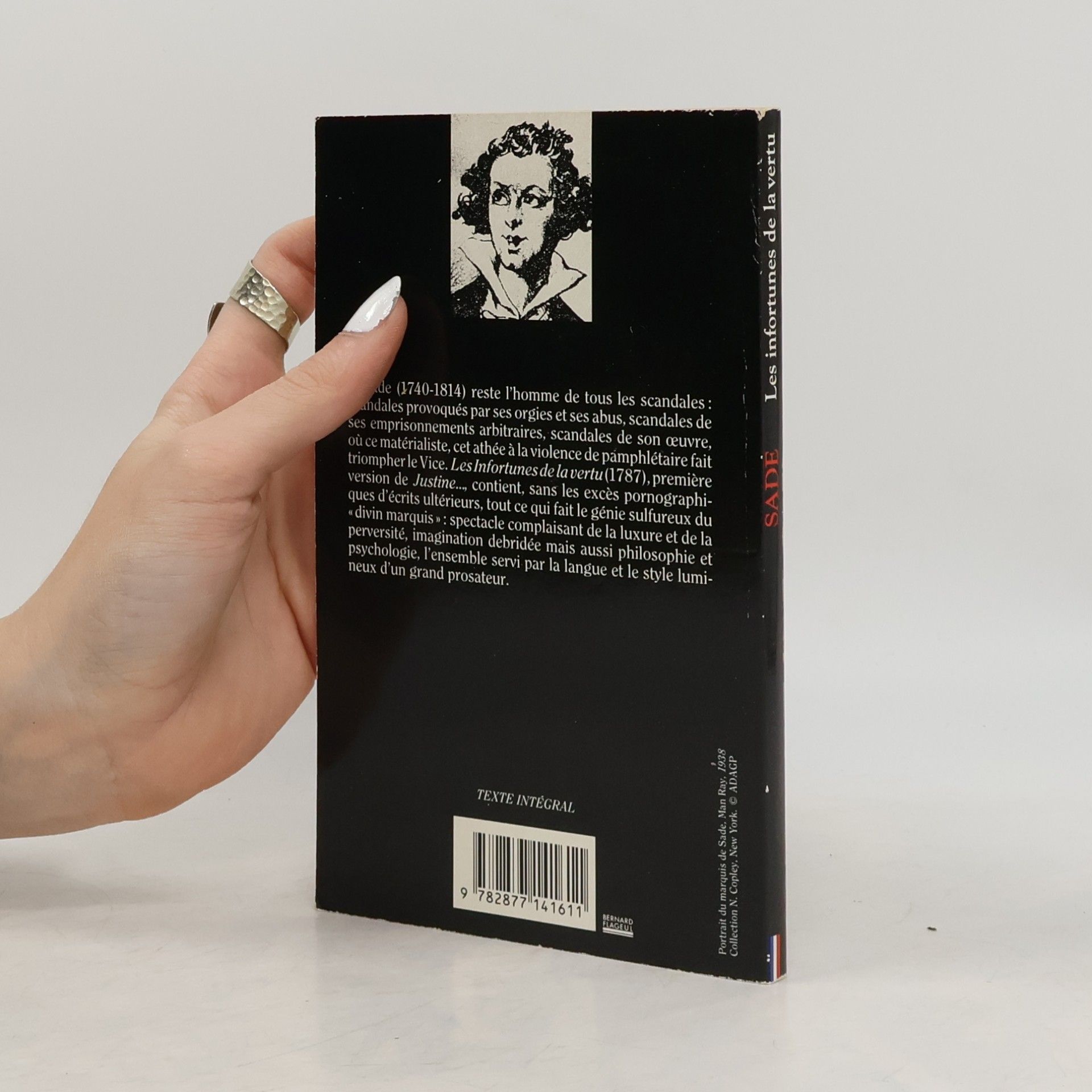 Donatien Alphonse François marquis de Sade Les infortunes de la vertu