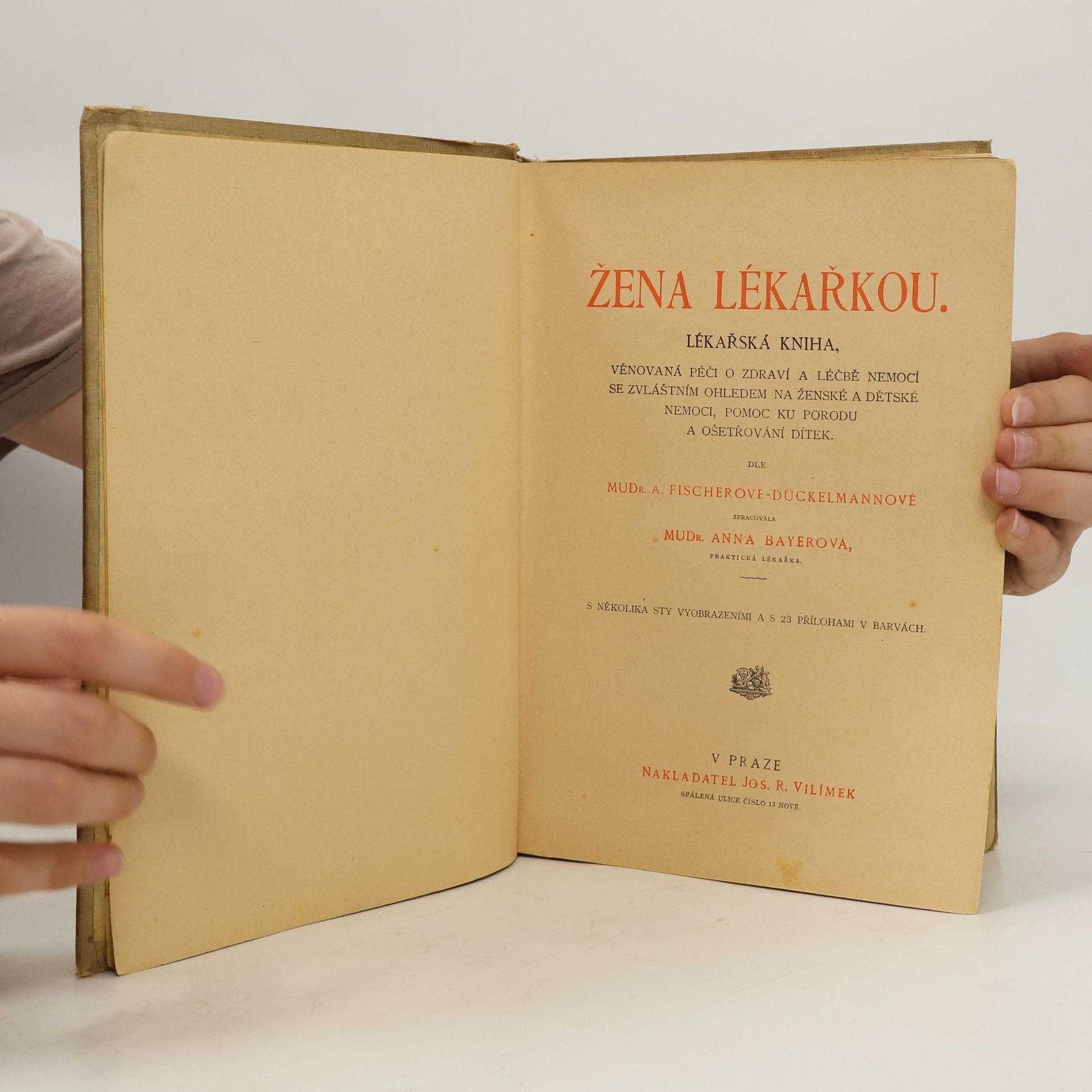Mudr. Anna Bayerová Žena lékařkou