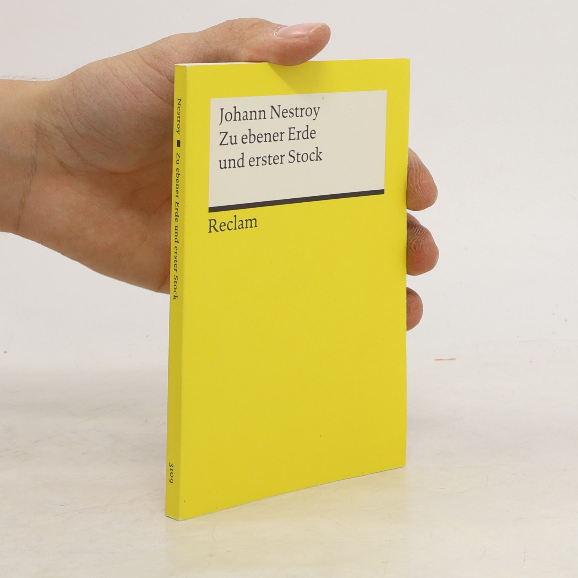 Johann Nestroy Zu ebener Erde und erster Stock