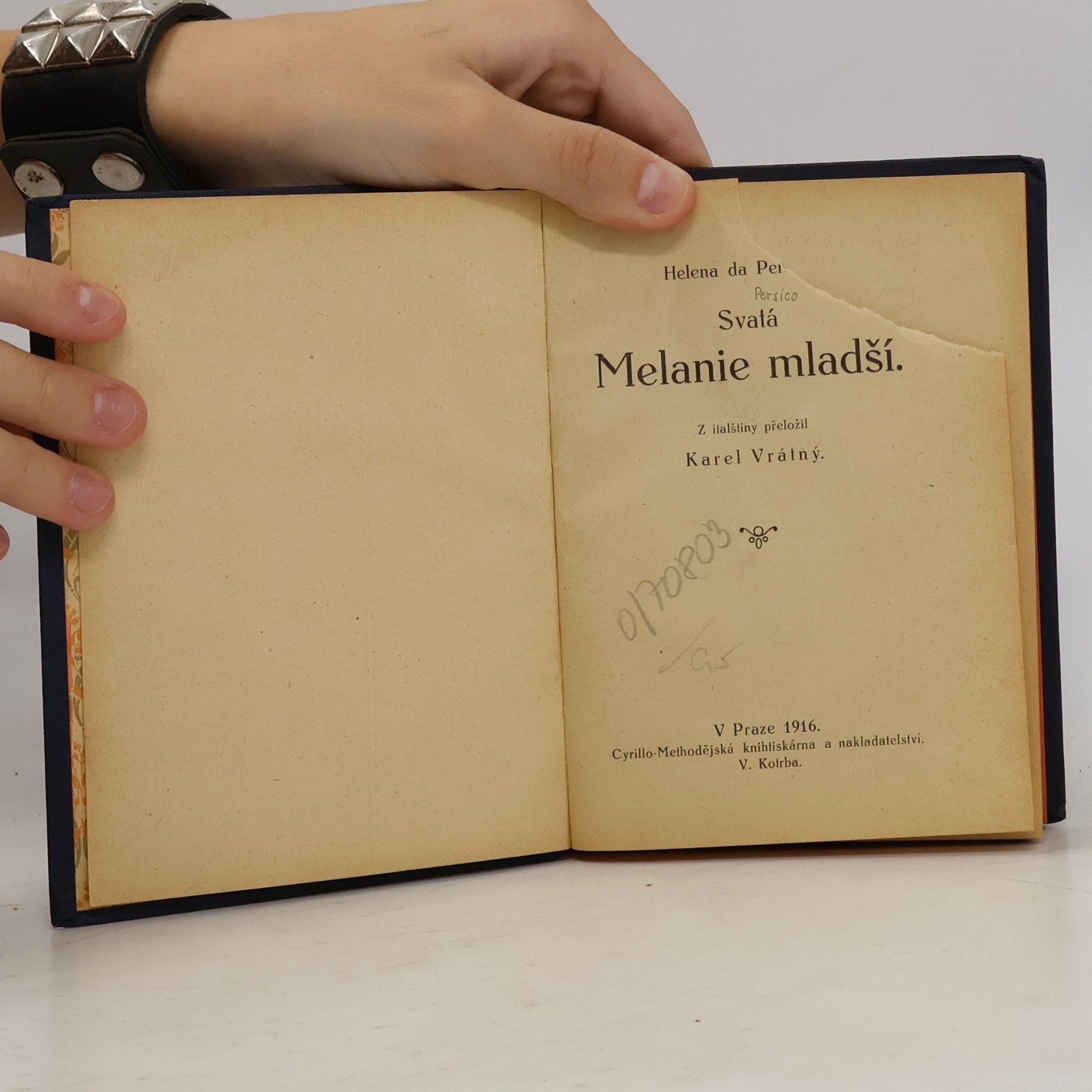Helena Da Persico Svatá Melánie