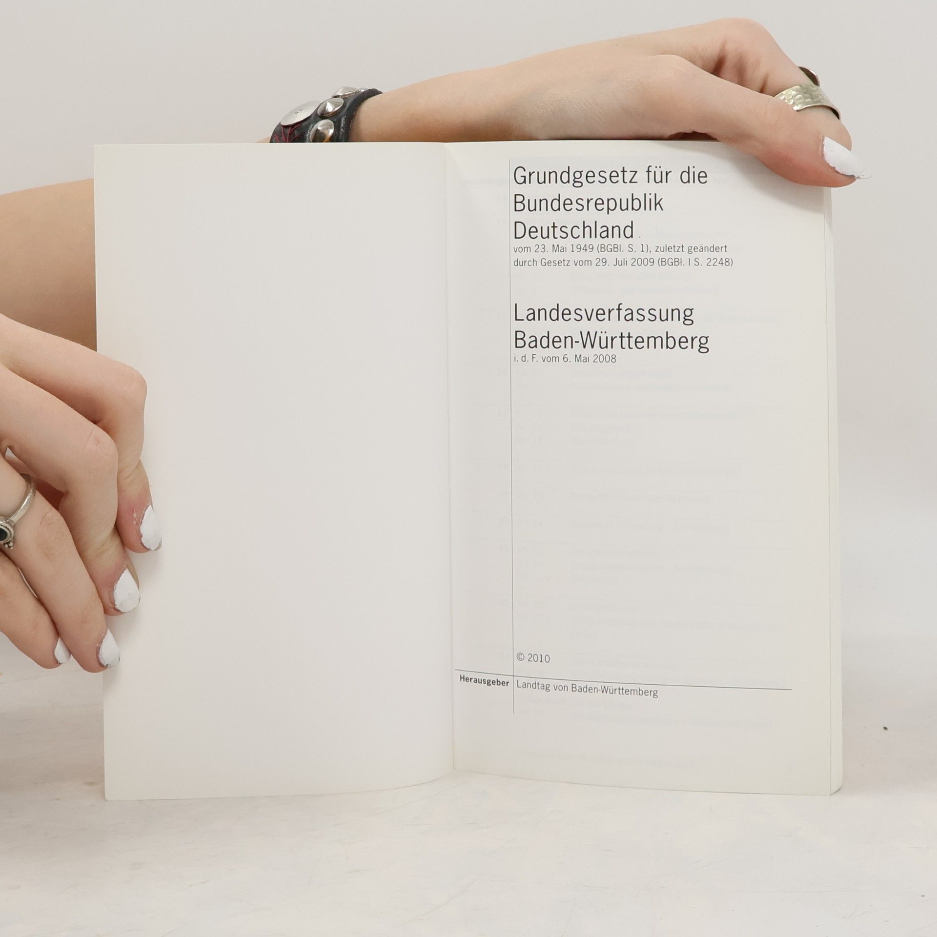 Autorenkollektiv Grundgesetz Landesverfassung