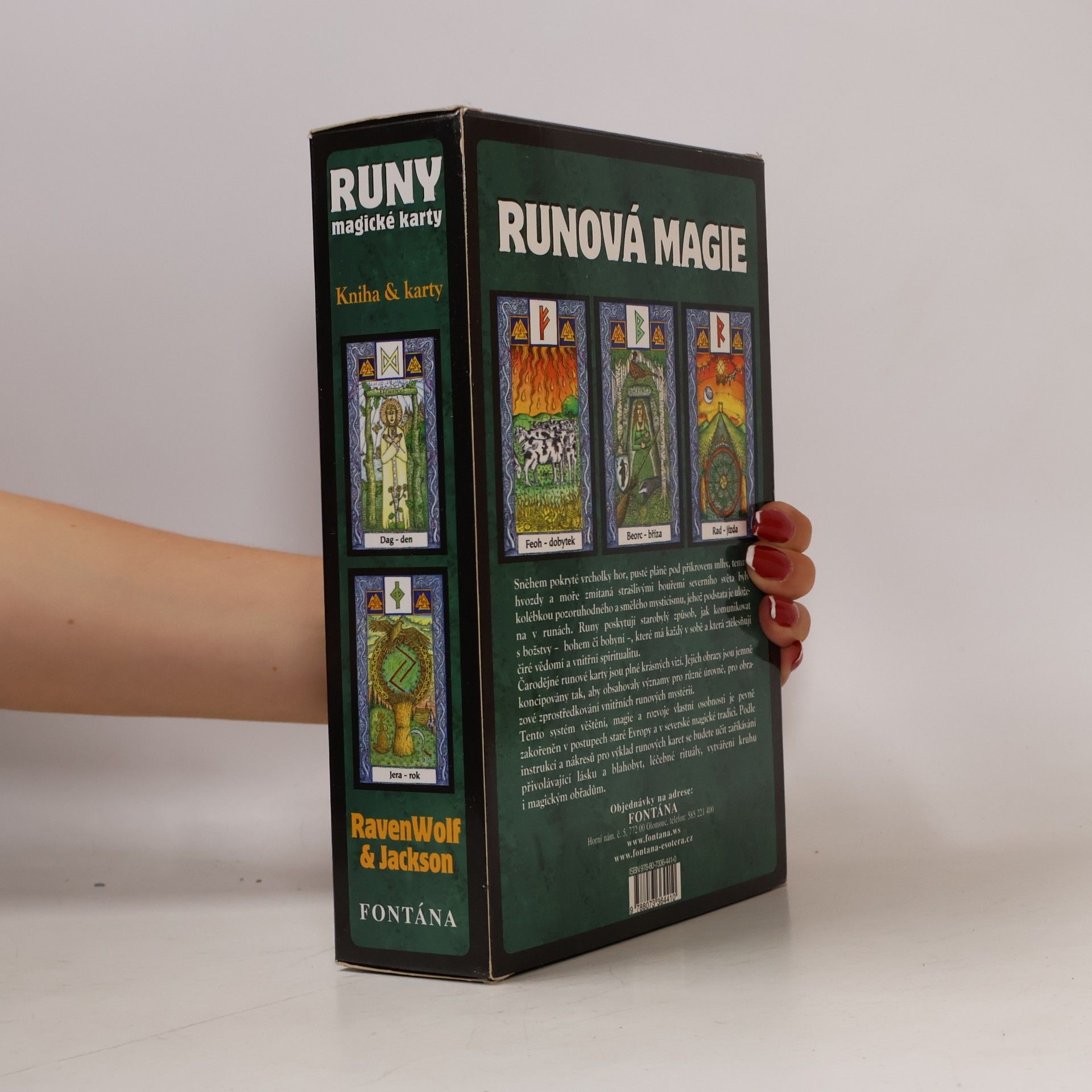 Silver RavenWolf Runy – magické karty (bez karet)