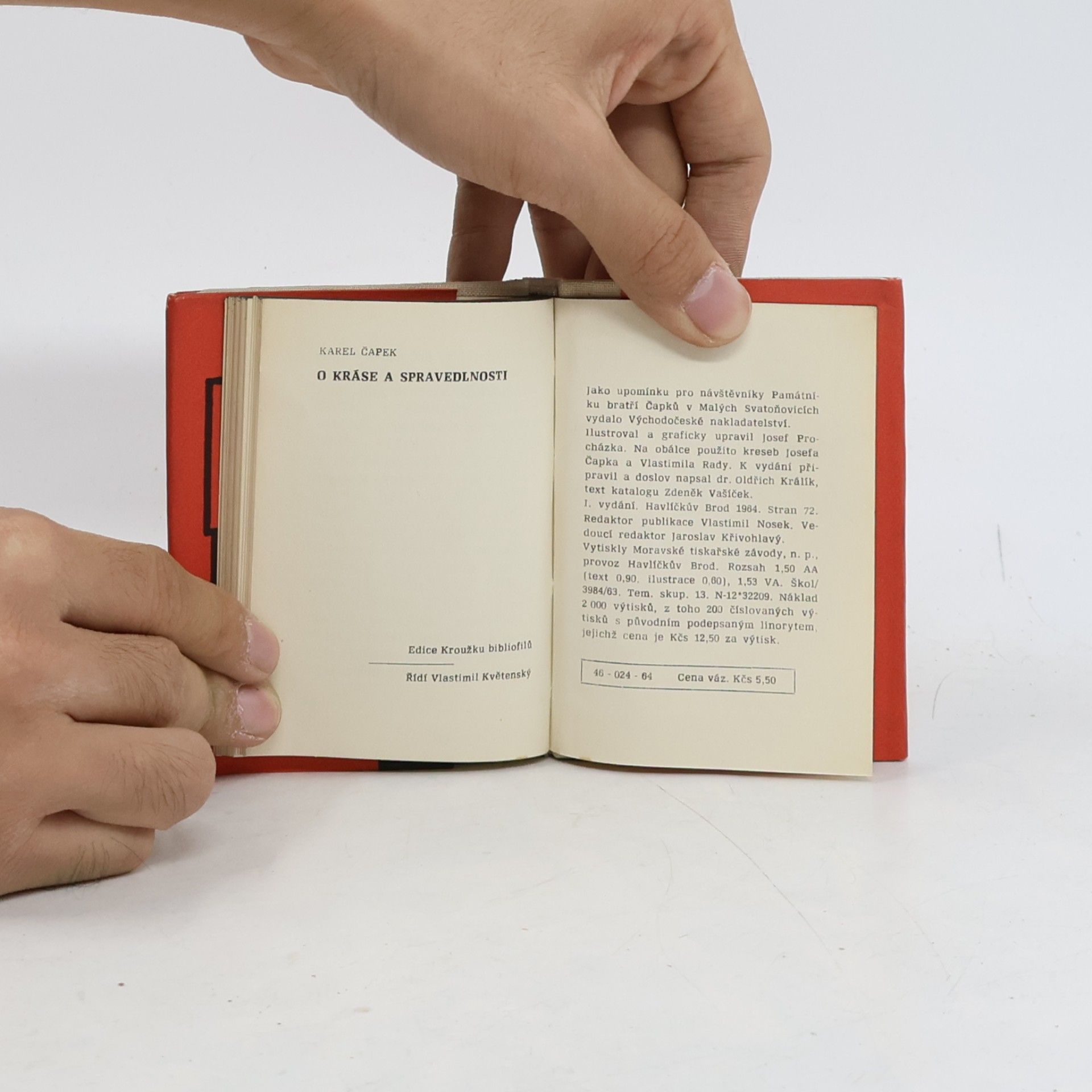 Karel Čapek O kráse a spravedlnosti