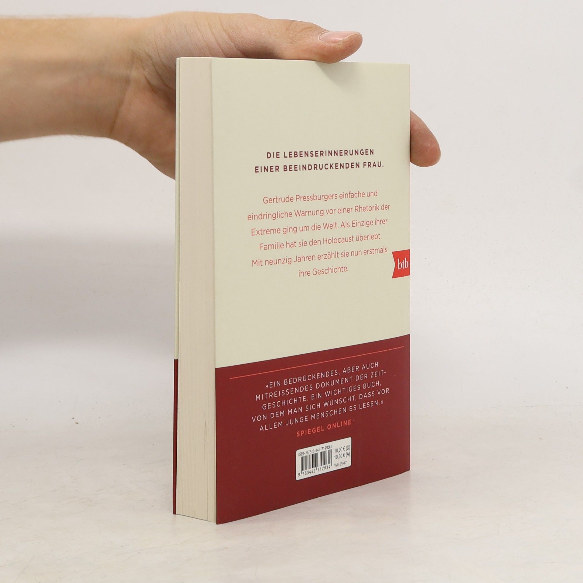 Gertrude Pressburger Gelebt, erlebt, überleb/ Gertrude Pressburger ; aufgezeichnet von Marlene Groihofer ; mit einem Nachwort von Oliver Rathkolb