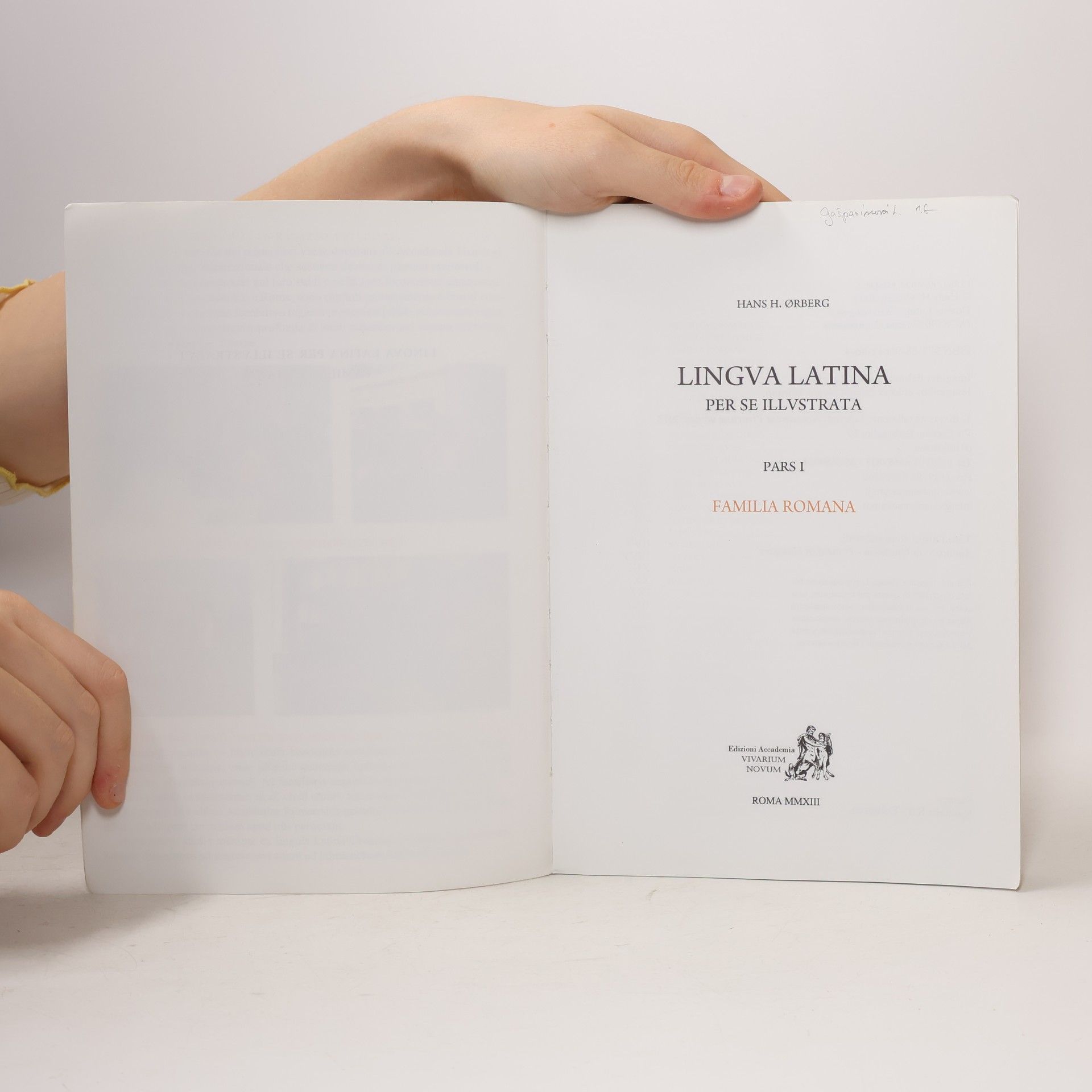 Hans Henning Ørberg Lingua Latina per se illustrata. Pars I, Familia Romana