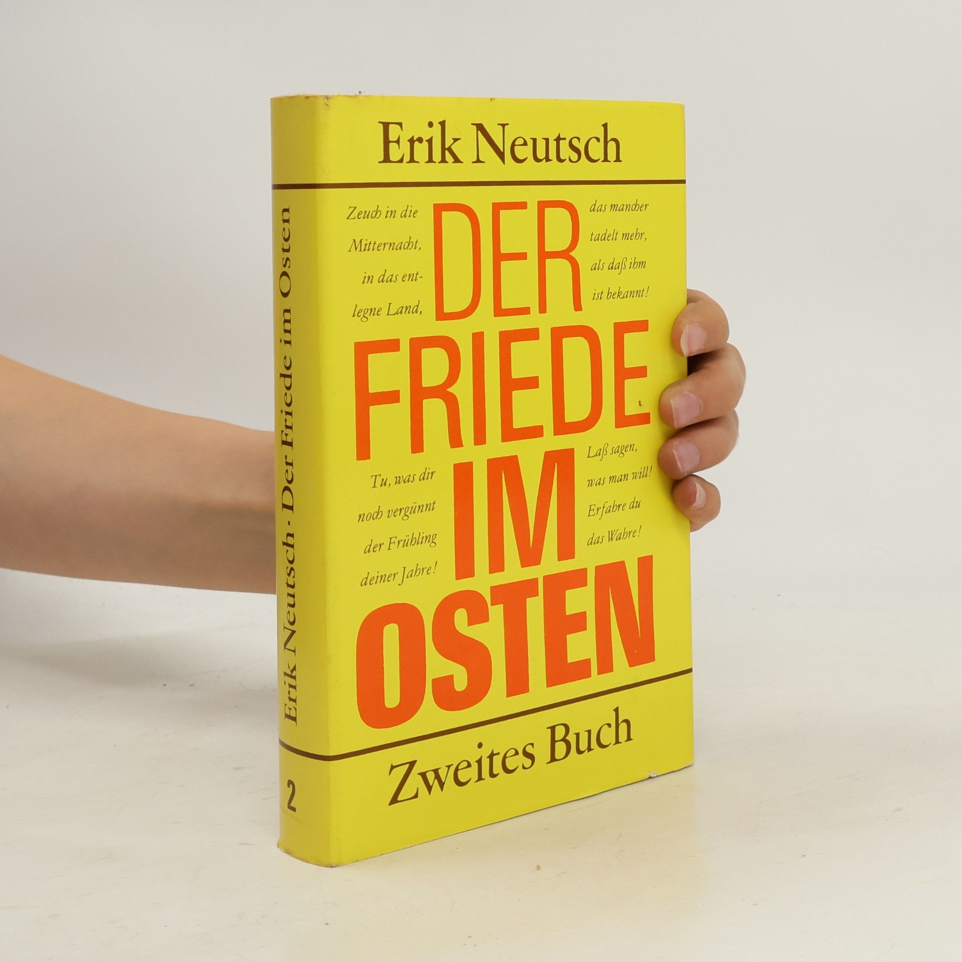 Erik Neutsch Der Frieden im Osten 2