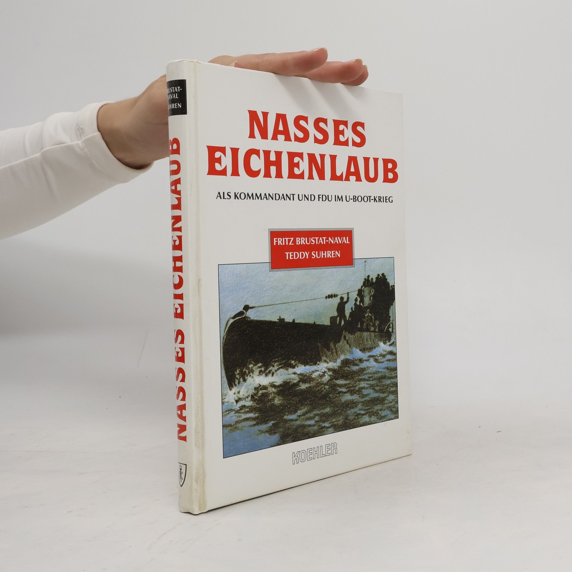 Nasses Eichenlaub
