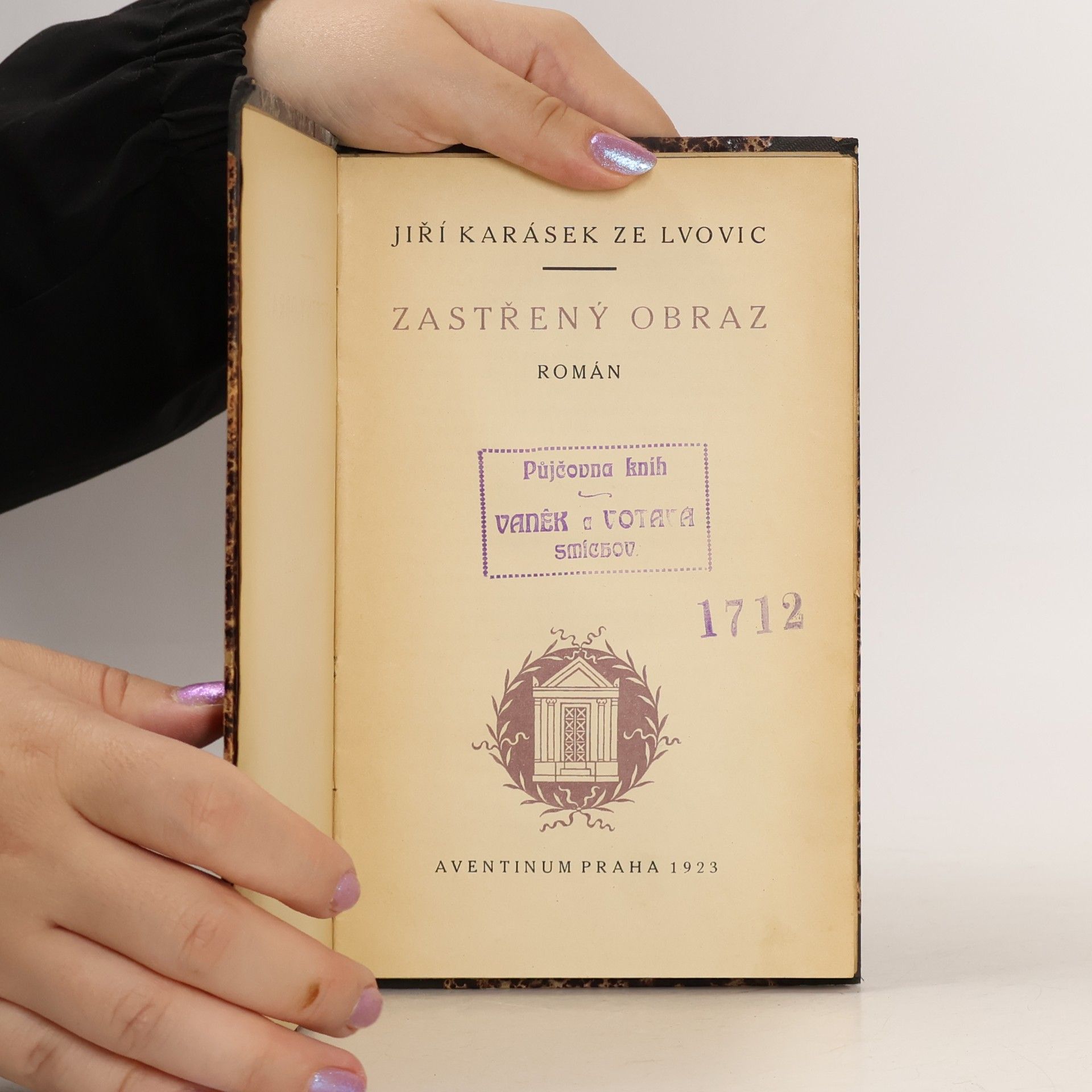 Jiří Karásek ze Lvovic Zastřený obraz