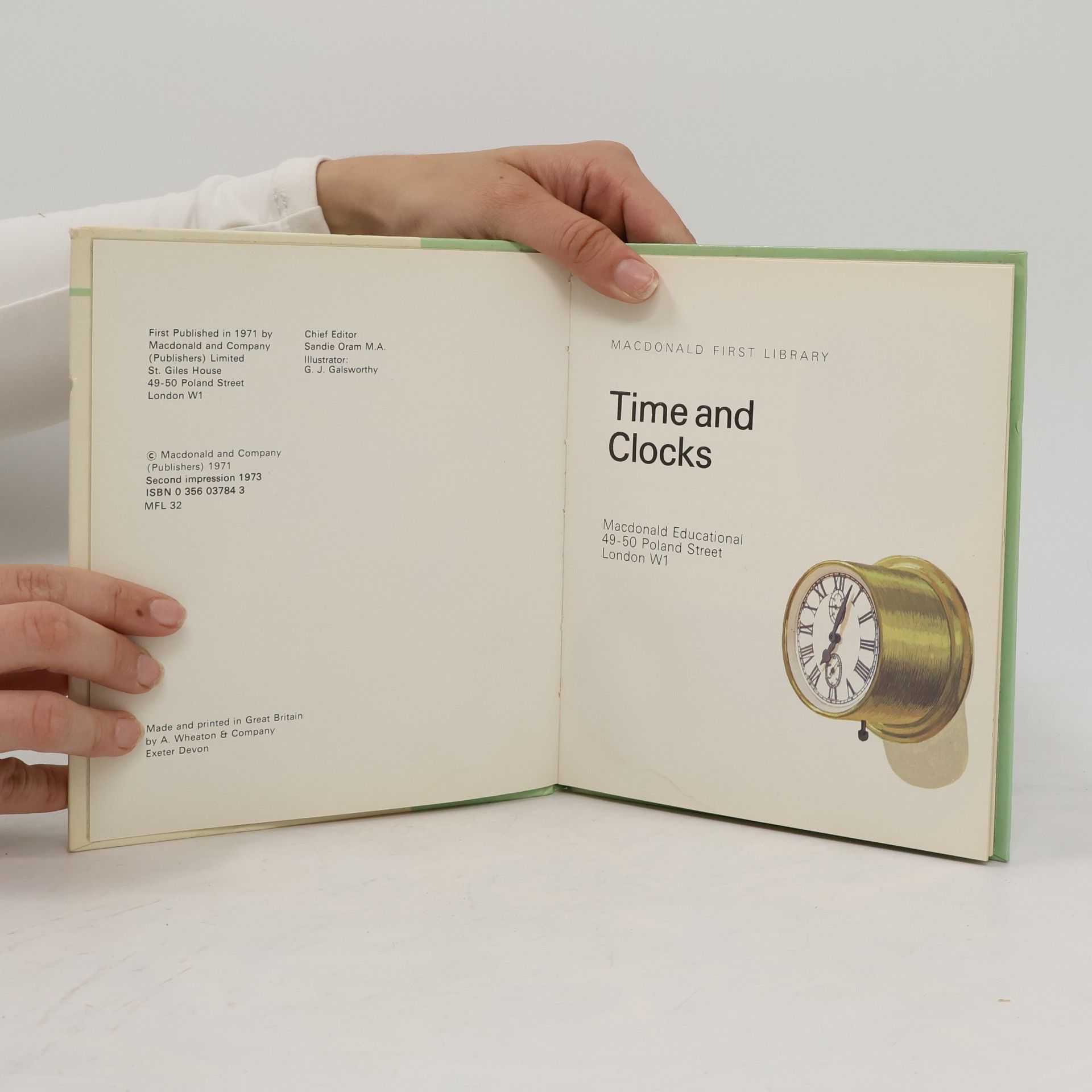 G. J. Galsworthy Time and Clocks
