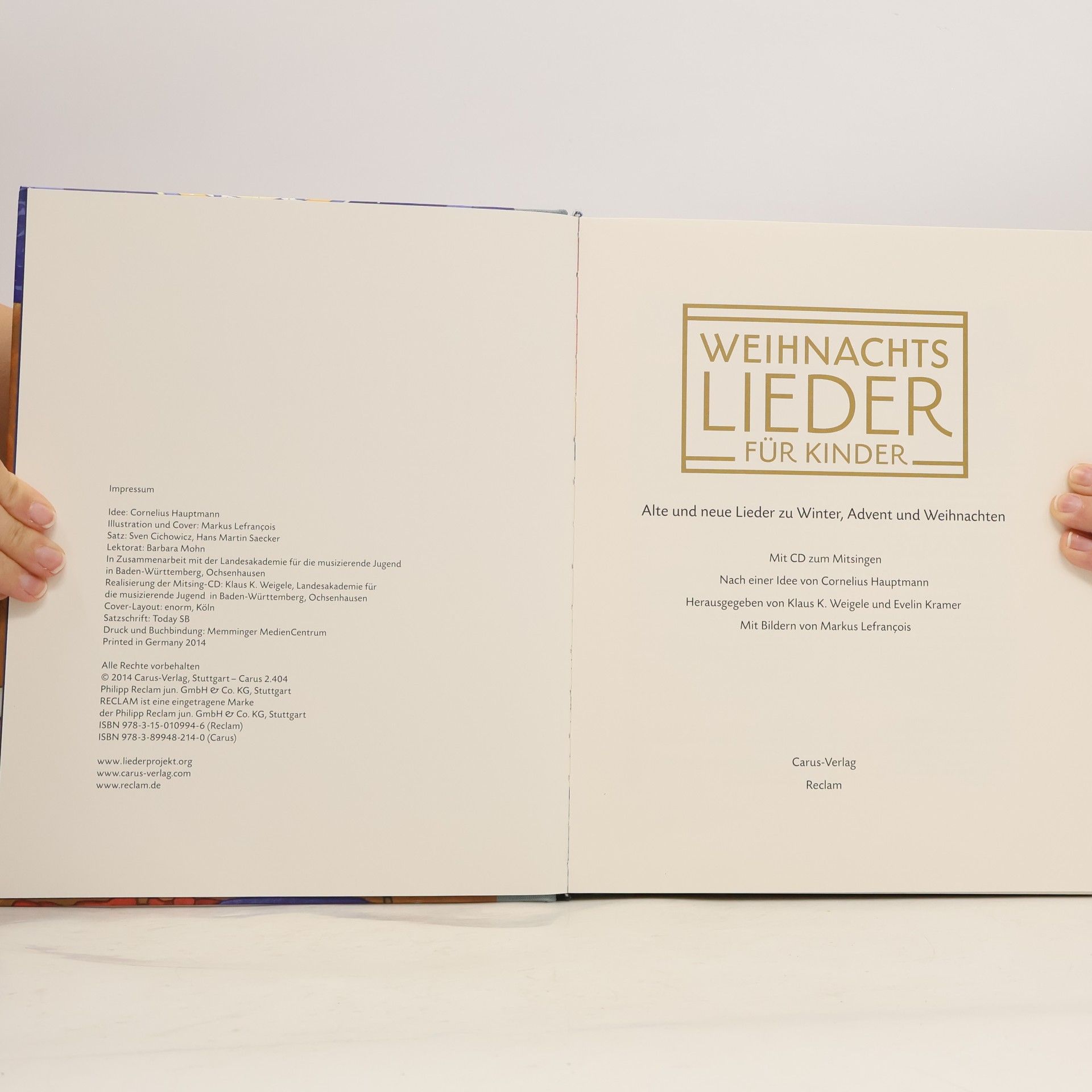 Weihnachtslieder für Kinder