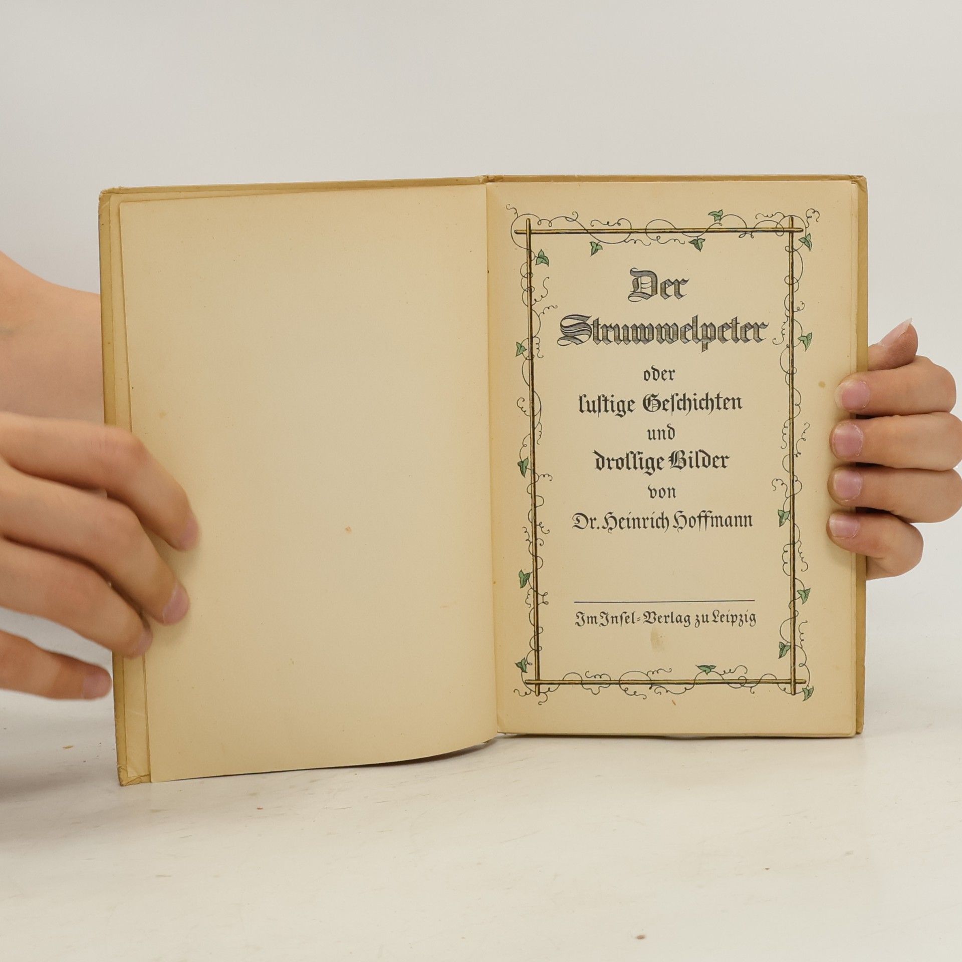 Heinrich Hoffmann Der Struwwelpeter