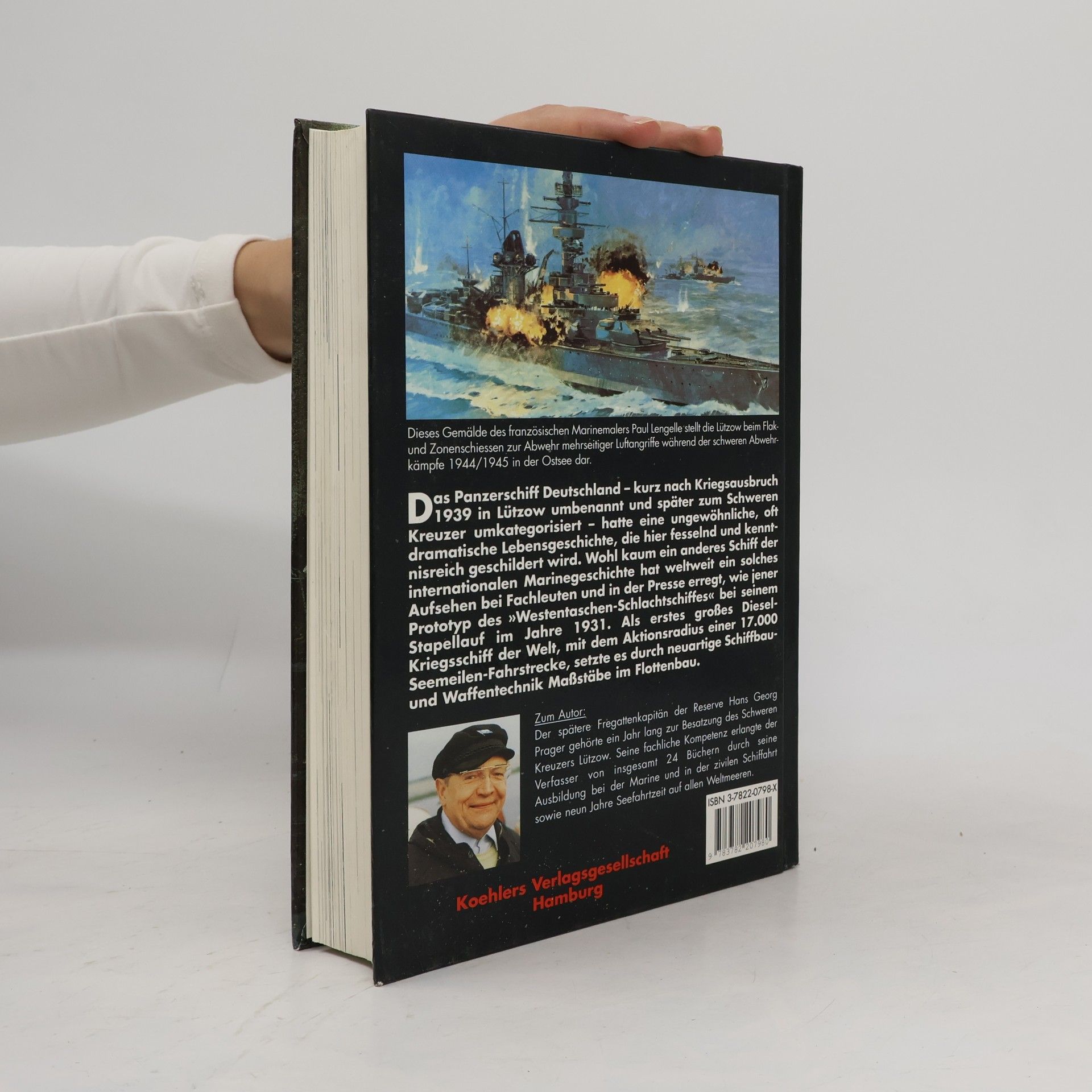 Hans Georg Prager Panzerschiff Deutschland, Schwerer Kreuzer Lützow