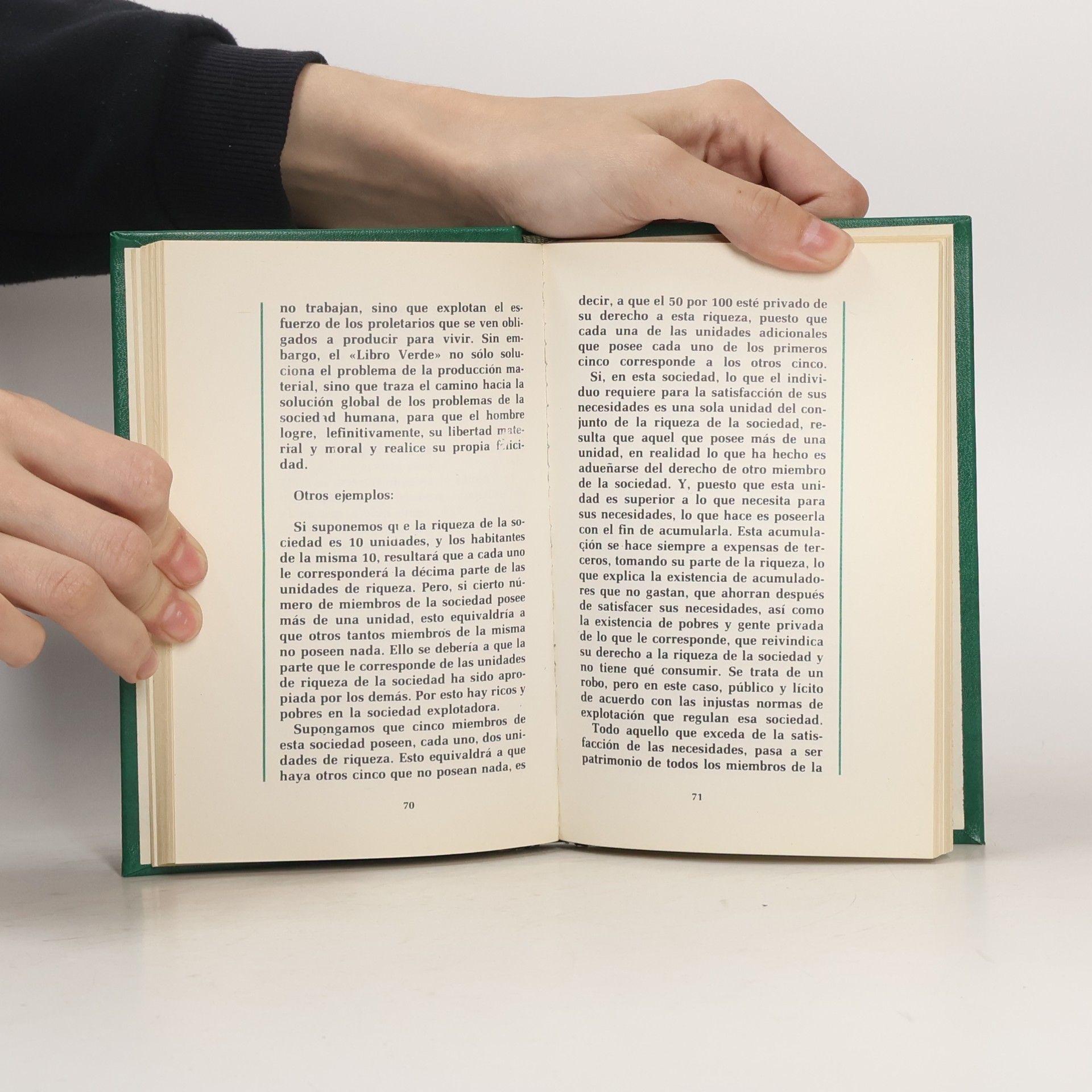 Muammar al-Gaddafi El Libro Verde
