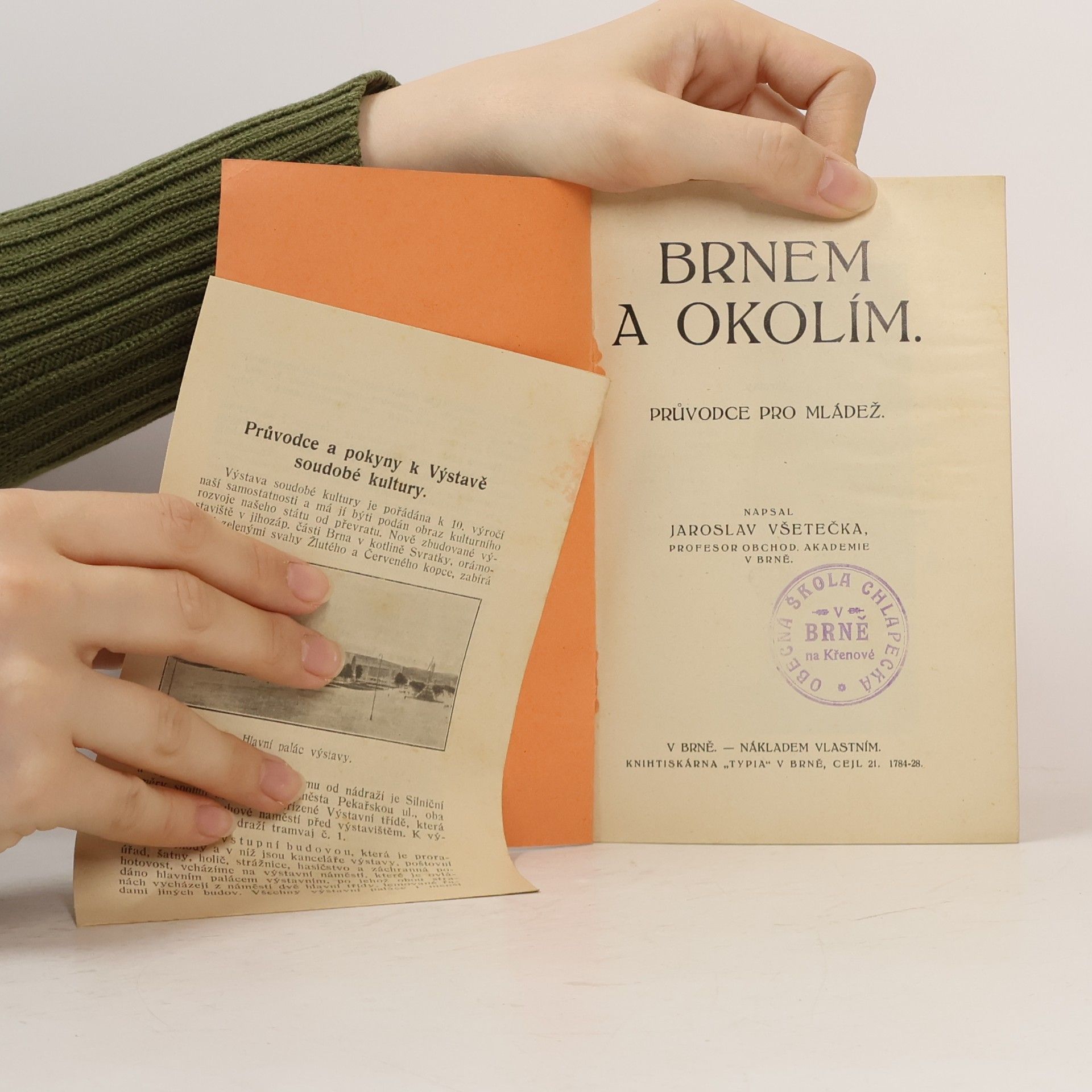 Prof. Jar. Všetečka Průvodce Brnem a okolím