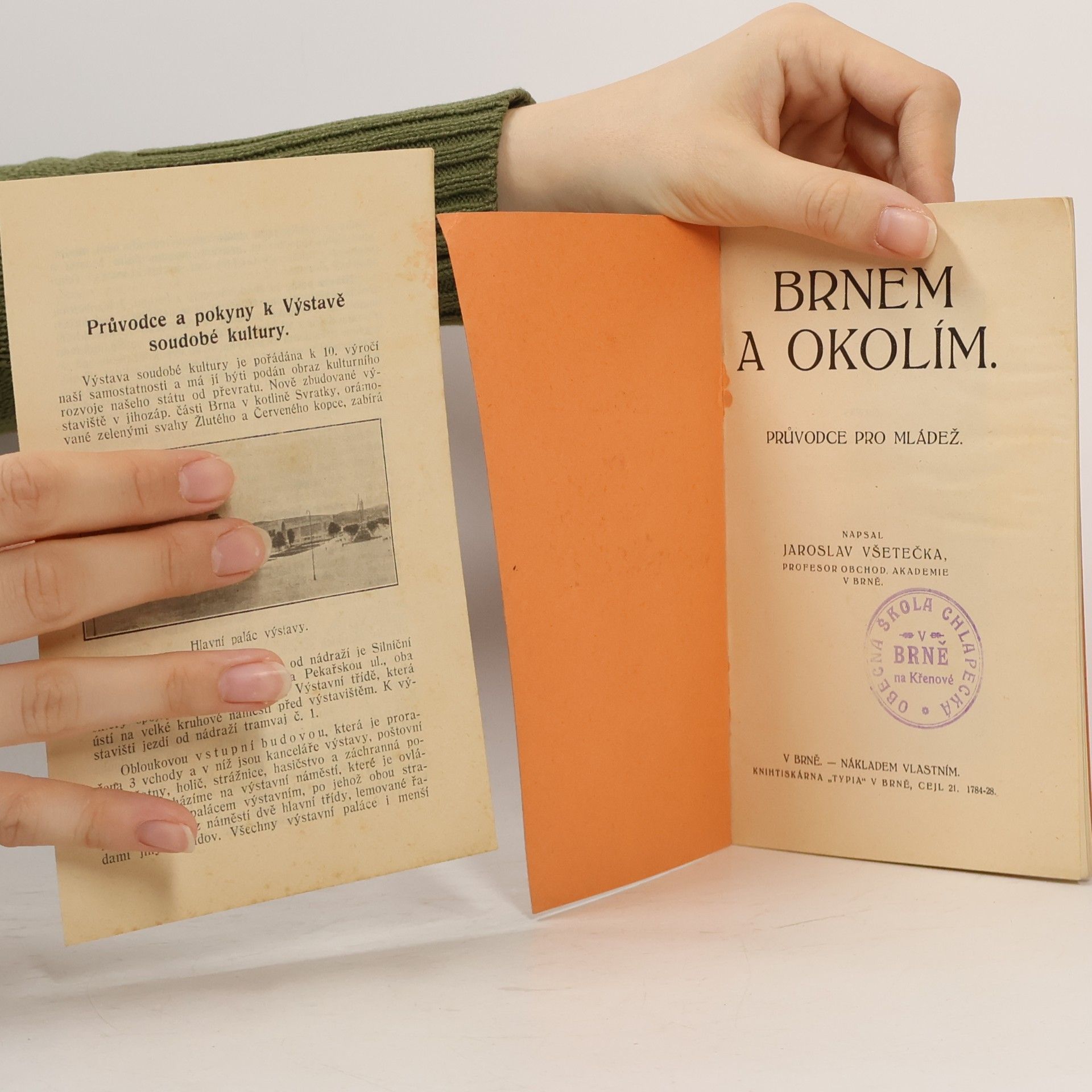 Prof. Jar. Všetečka Průvodce Brnem a okolím