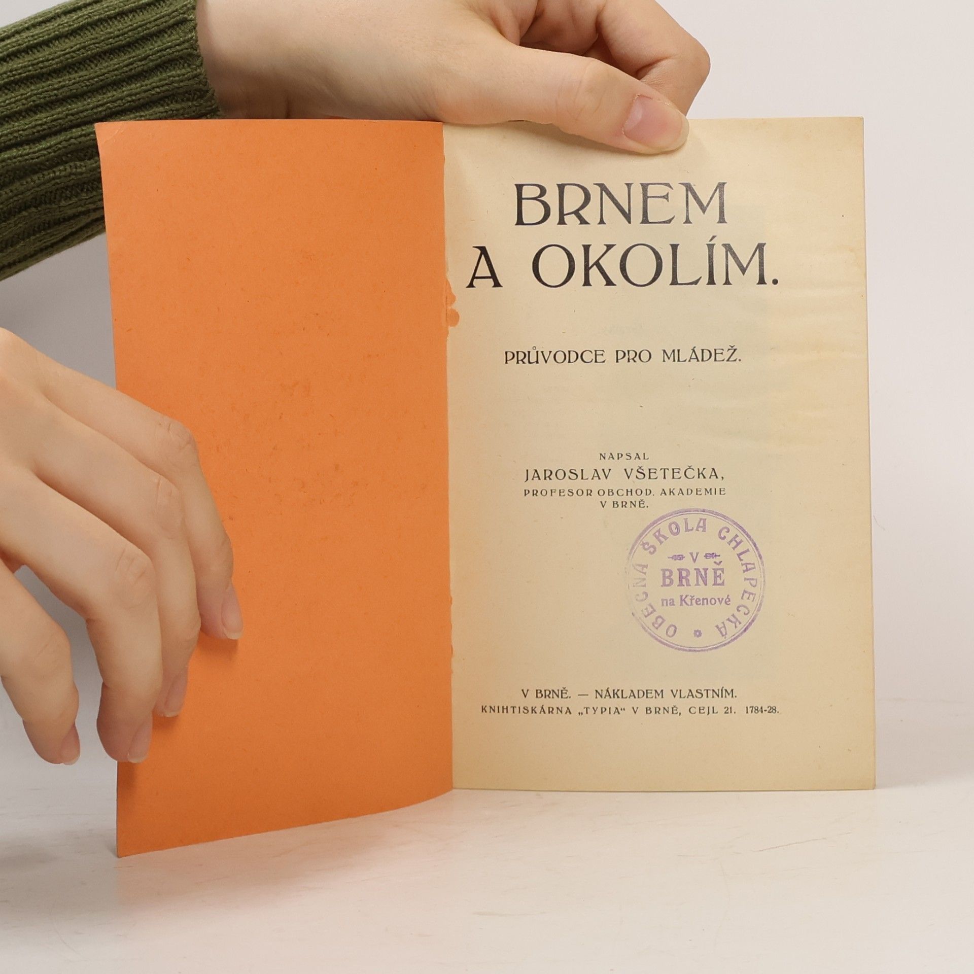 Prof. Jar. Všetečka Průvodce Brnem a okolím