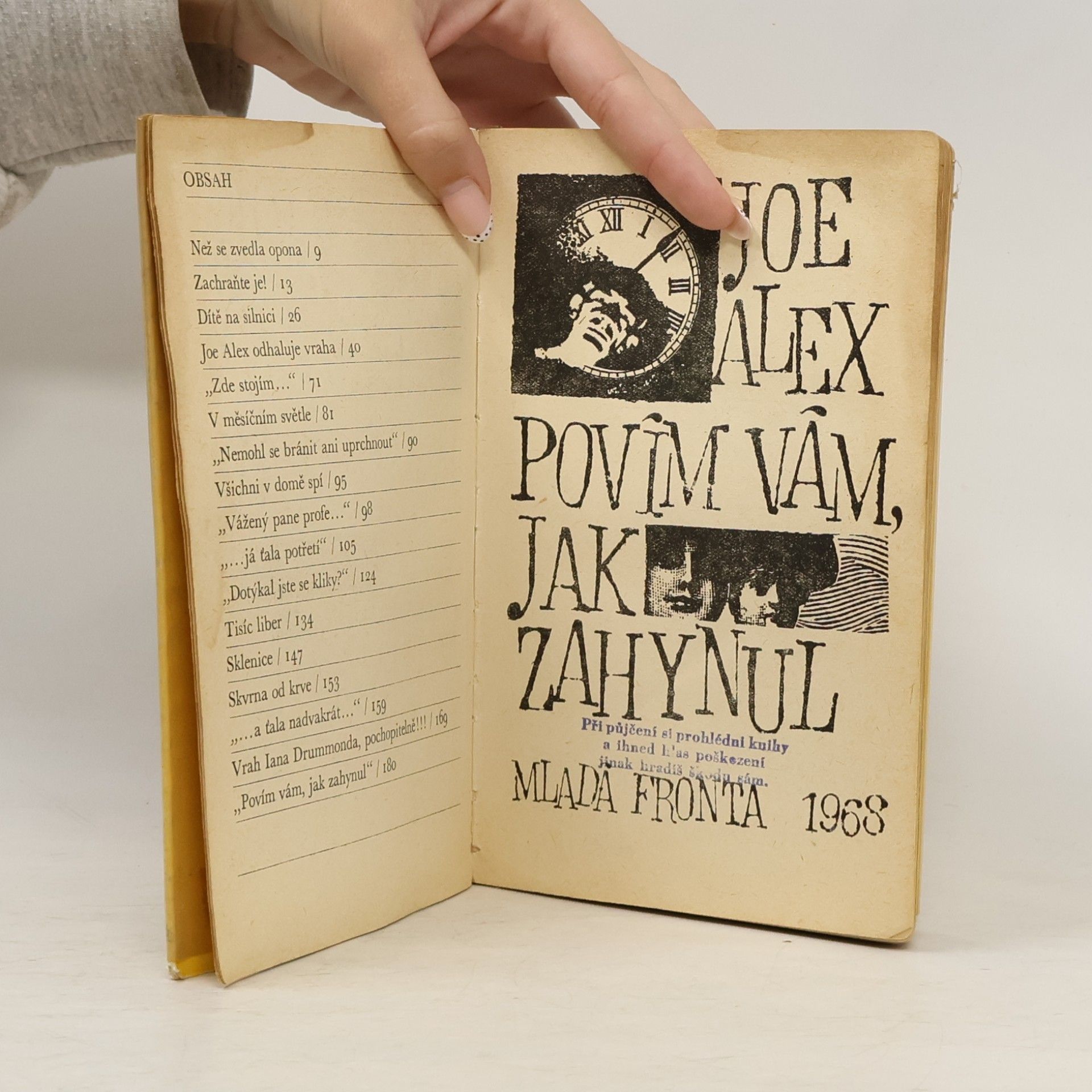 Joe Alex Povím vám, jak zahynul