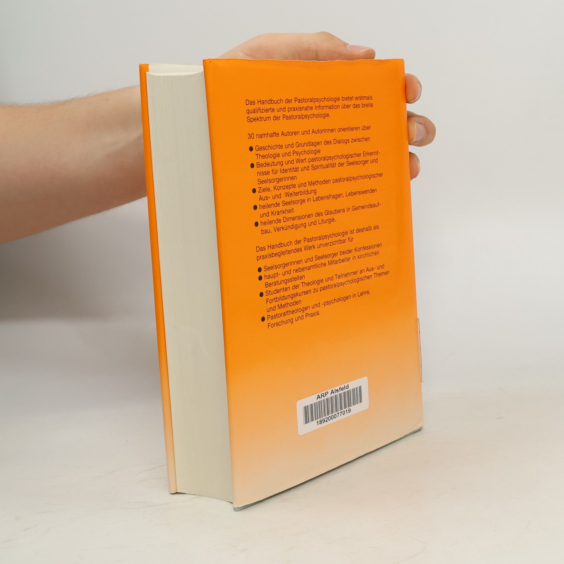 Isidor Baumgartner Handbuch der Pastoralpsychologie