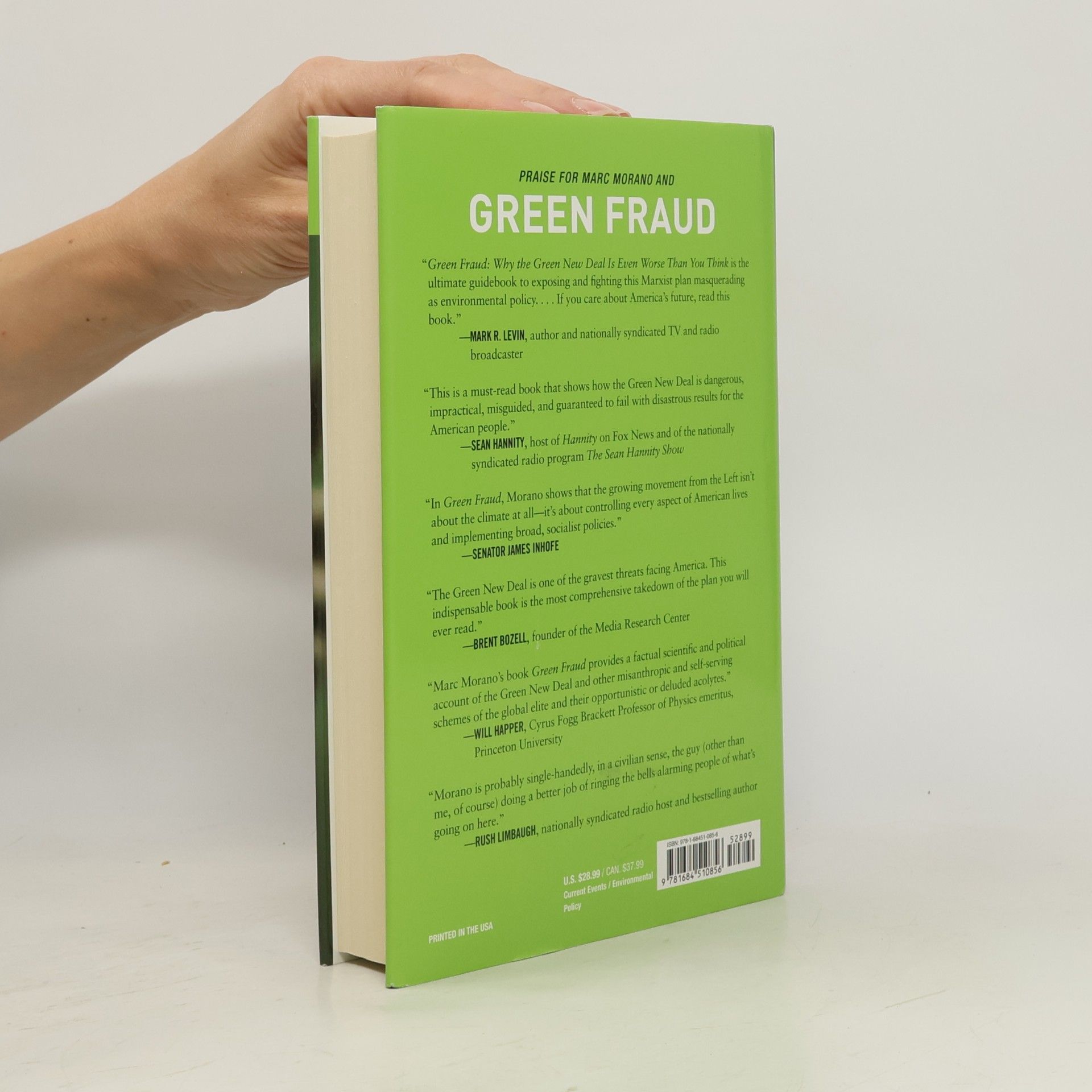 Marc Morano Green Fraud