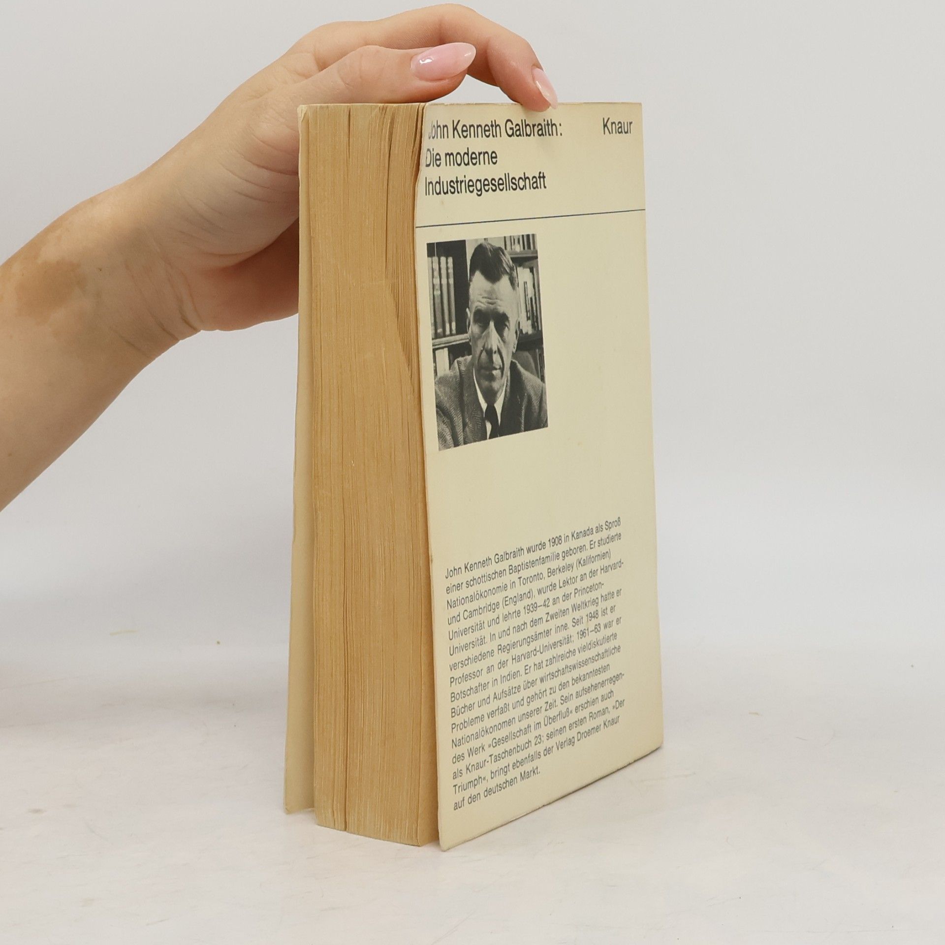 Jon Kenneth Galbraith Die moderne Industriegesellschaft