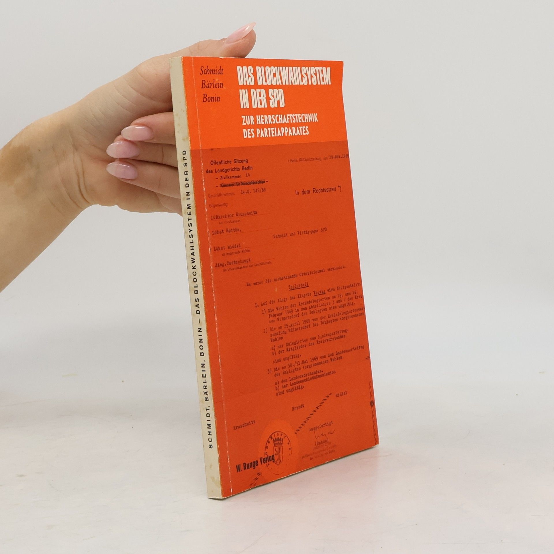 Das Blockwahlsystem in der SPD