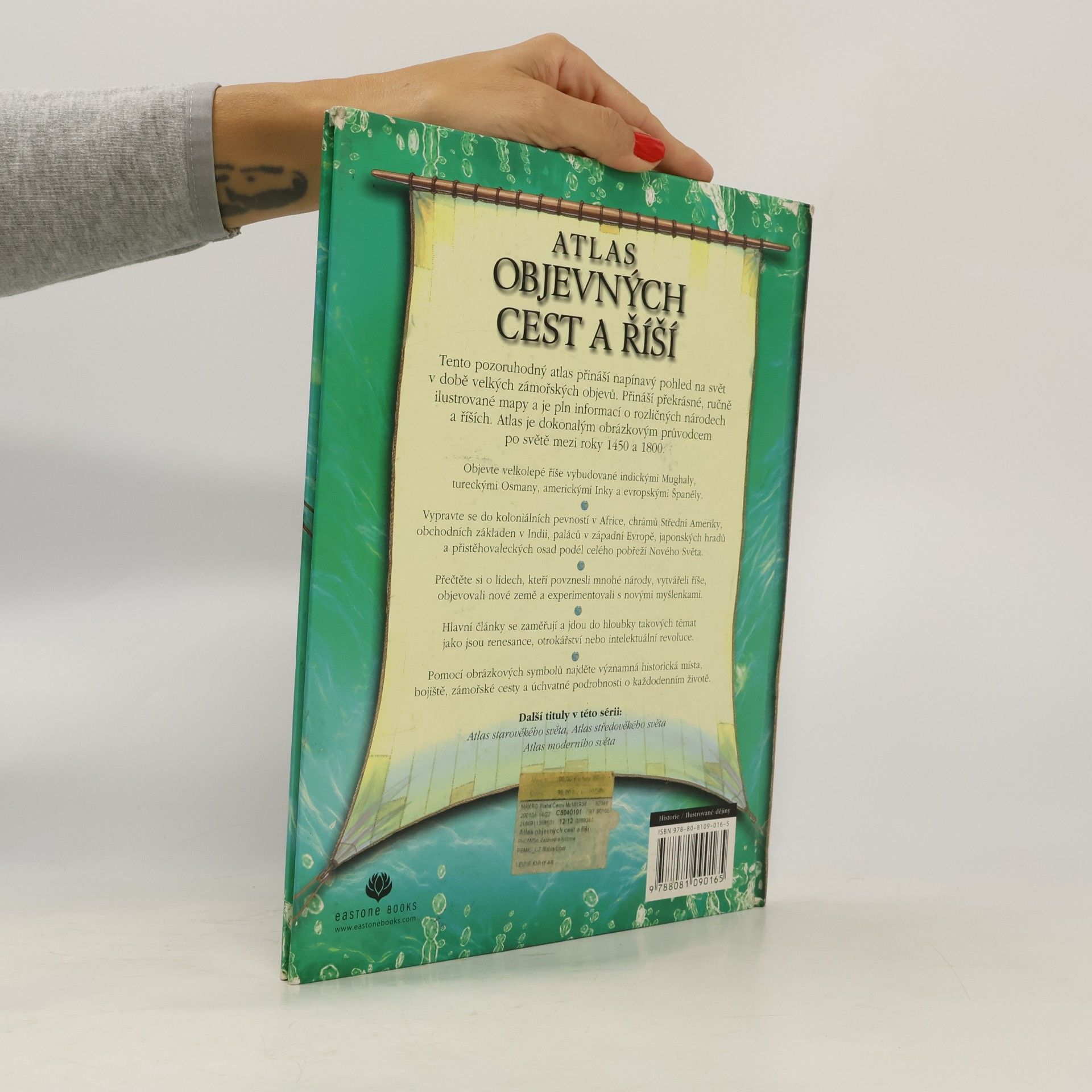 Simon Adams Atlas objevných cest a říší