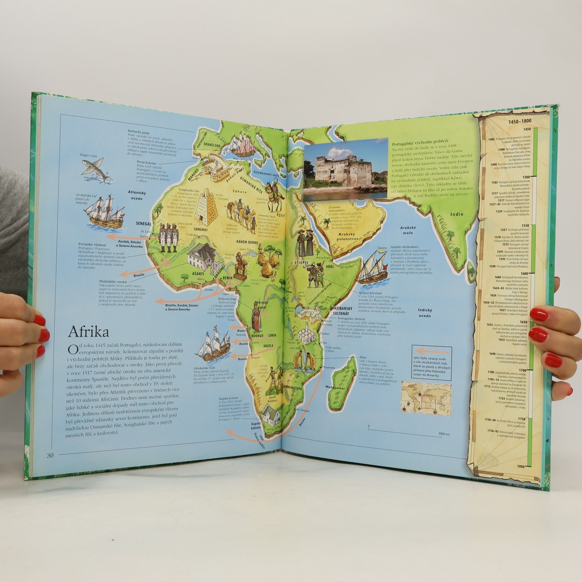 Simon Adams Atlas objevných cest a říší