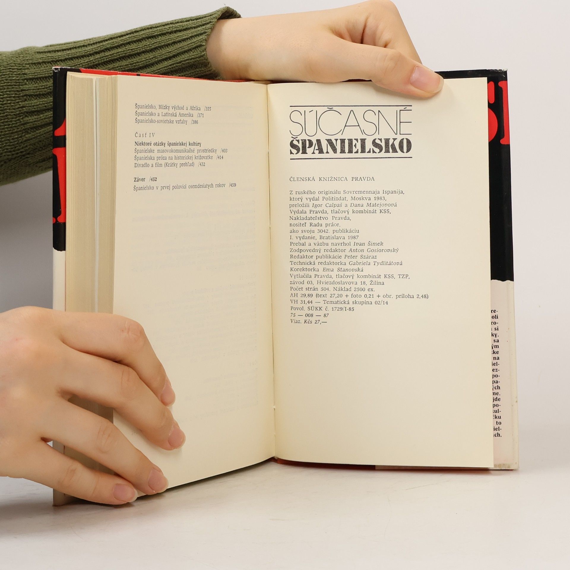 Autorenkollektiv Súčasné Španielsko