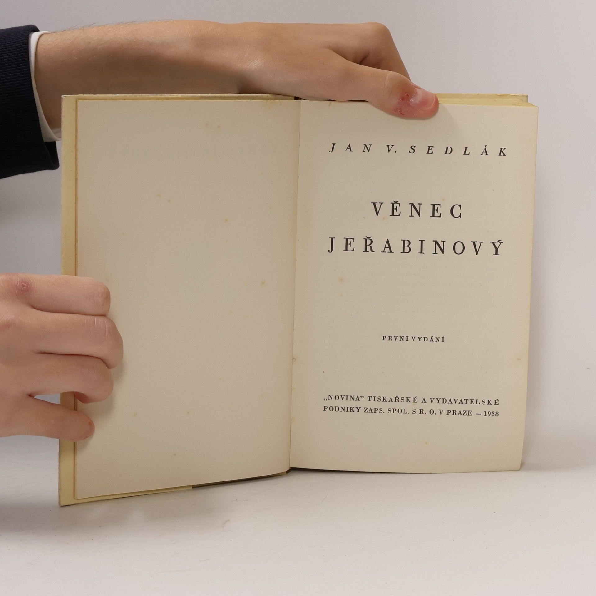 Jan V. Sedlák Věnec jeřabinový