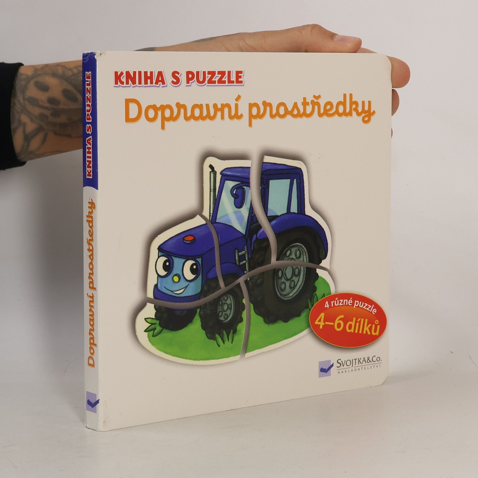 Vera Brüggemann Dopravní prostředky: kniha s puzzle
