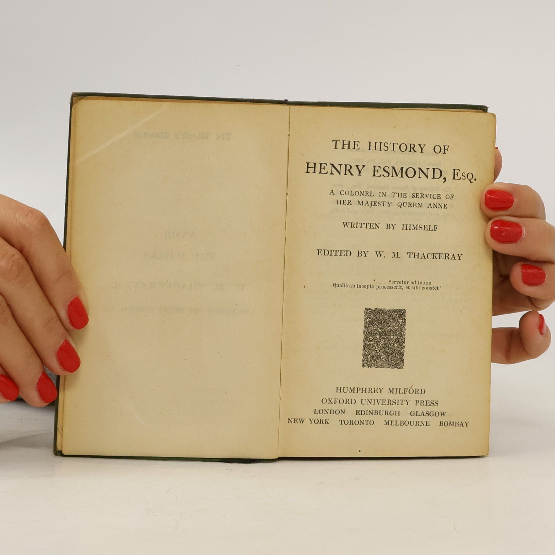 Henry Esmond The History of Henry Esmond, Esq.
